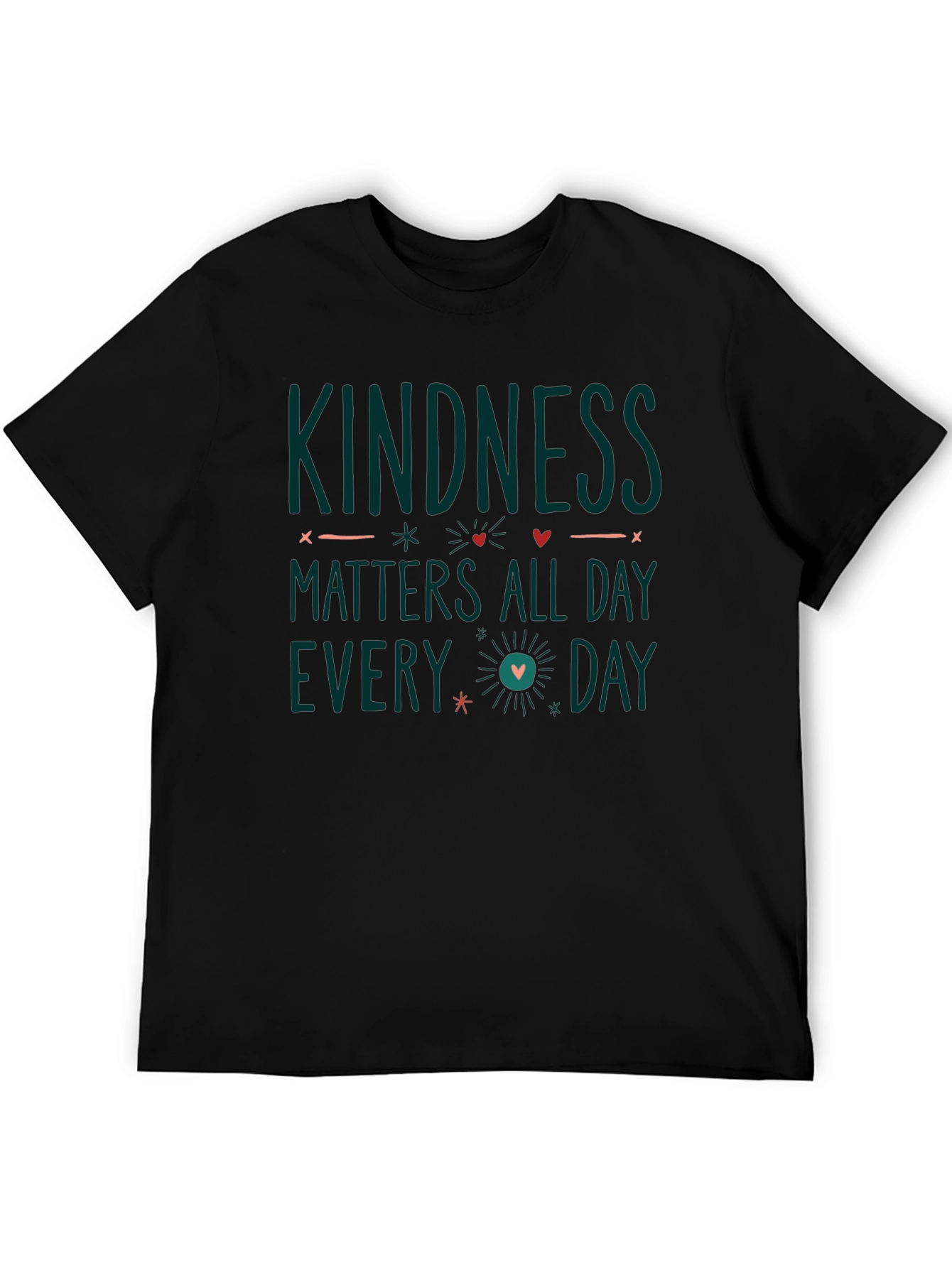 Kindness Matters Graphic Tee - Black