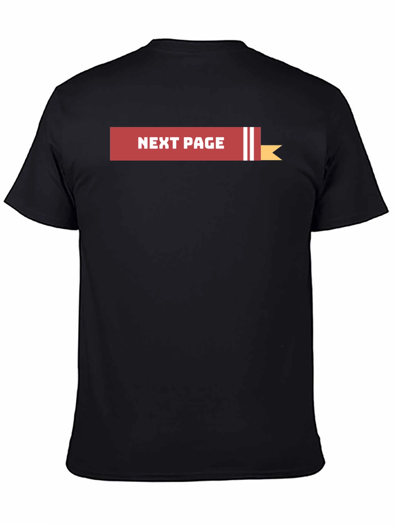Next Page Black Graphic Tee Shirt