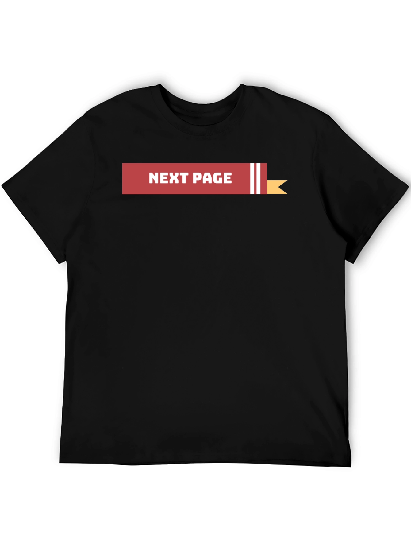 Next Page Black Graphic Tee Shirt