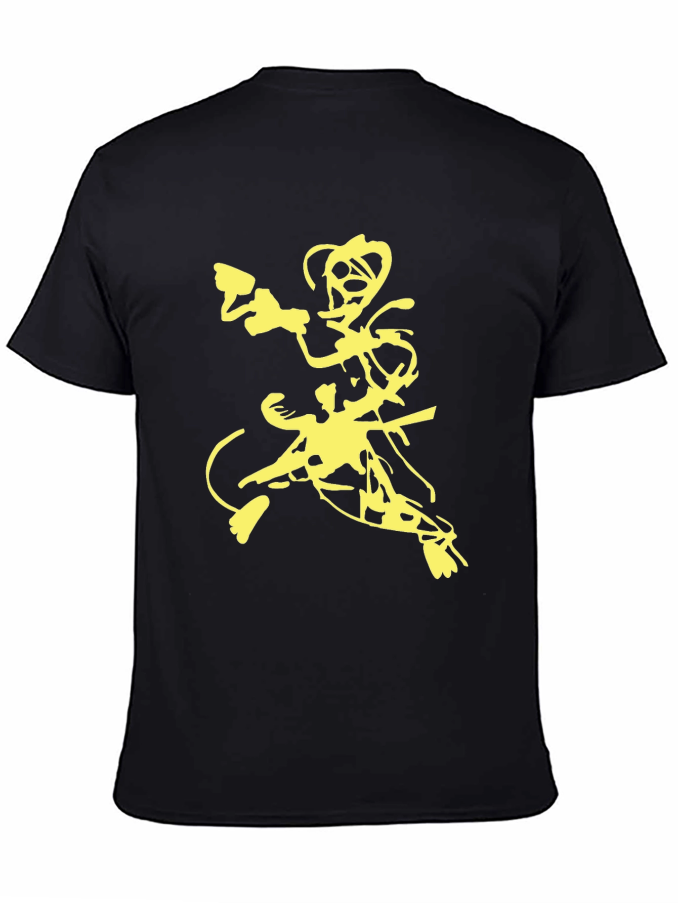 Abstract Graphic Print Tee - Modern Streetwear Style