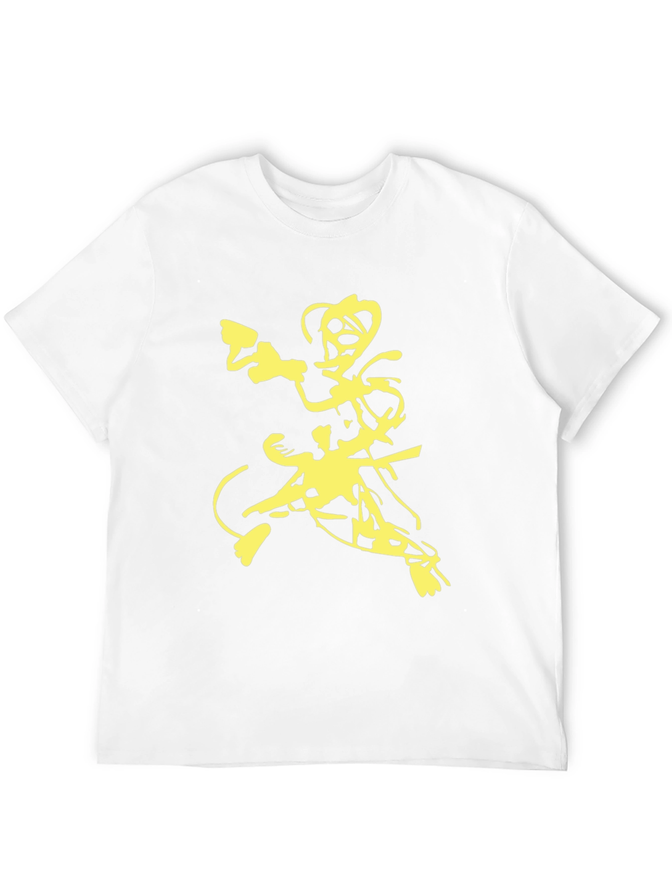 Abstract Graphic Print Tee - Modern Streetwear Style