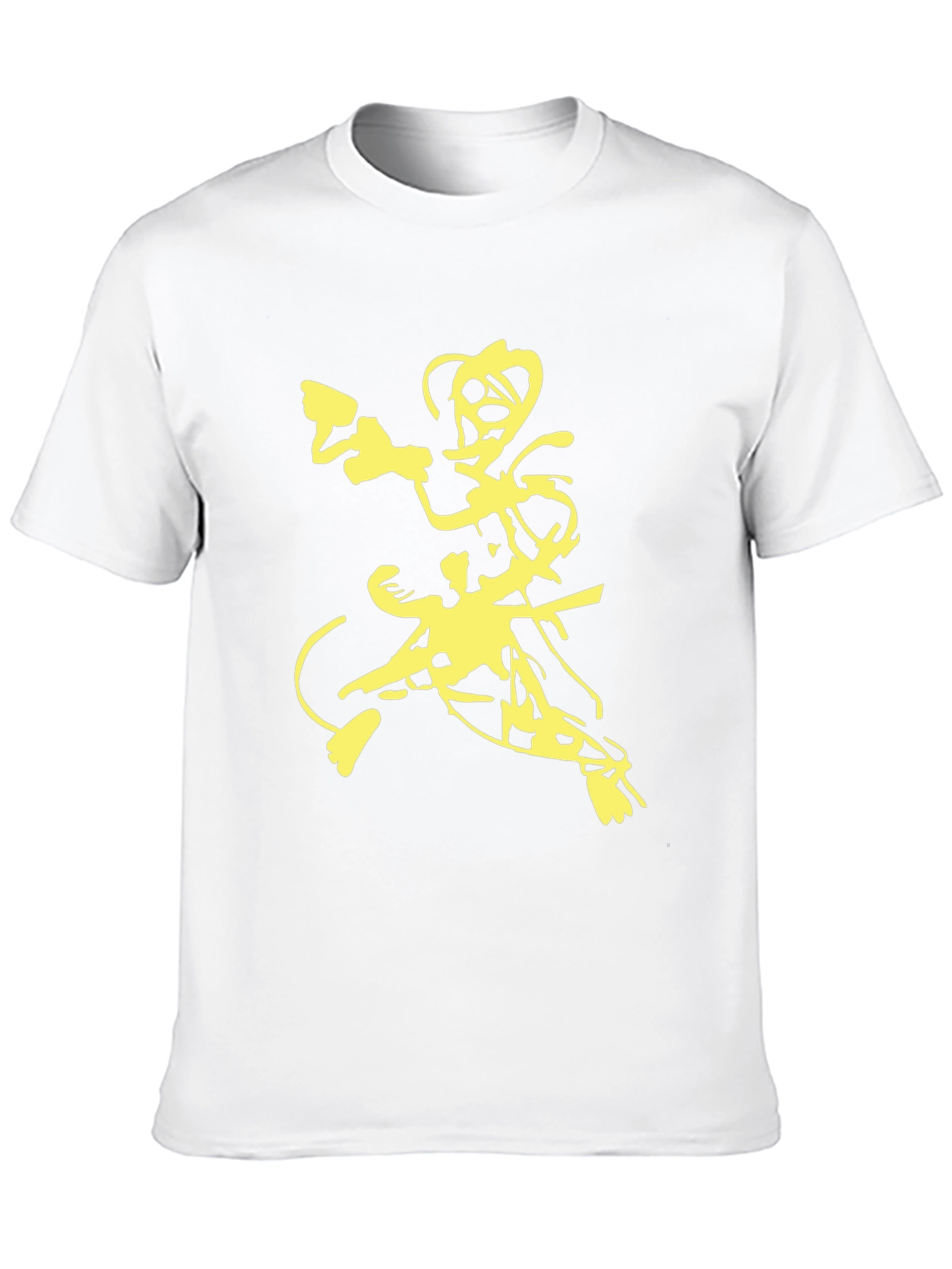 Abstract Graphic Print Tee - Modern Streetwear Style