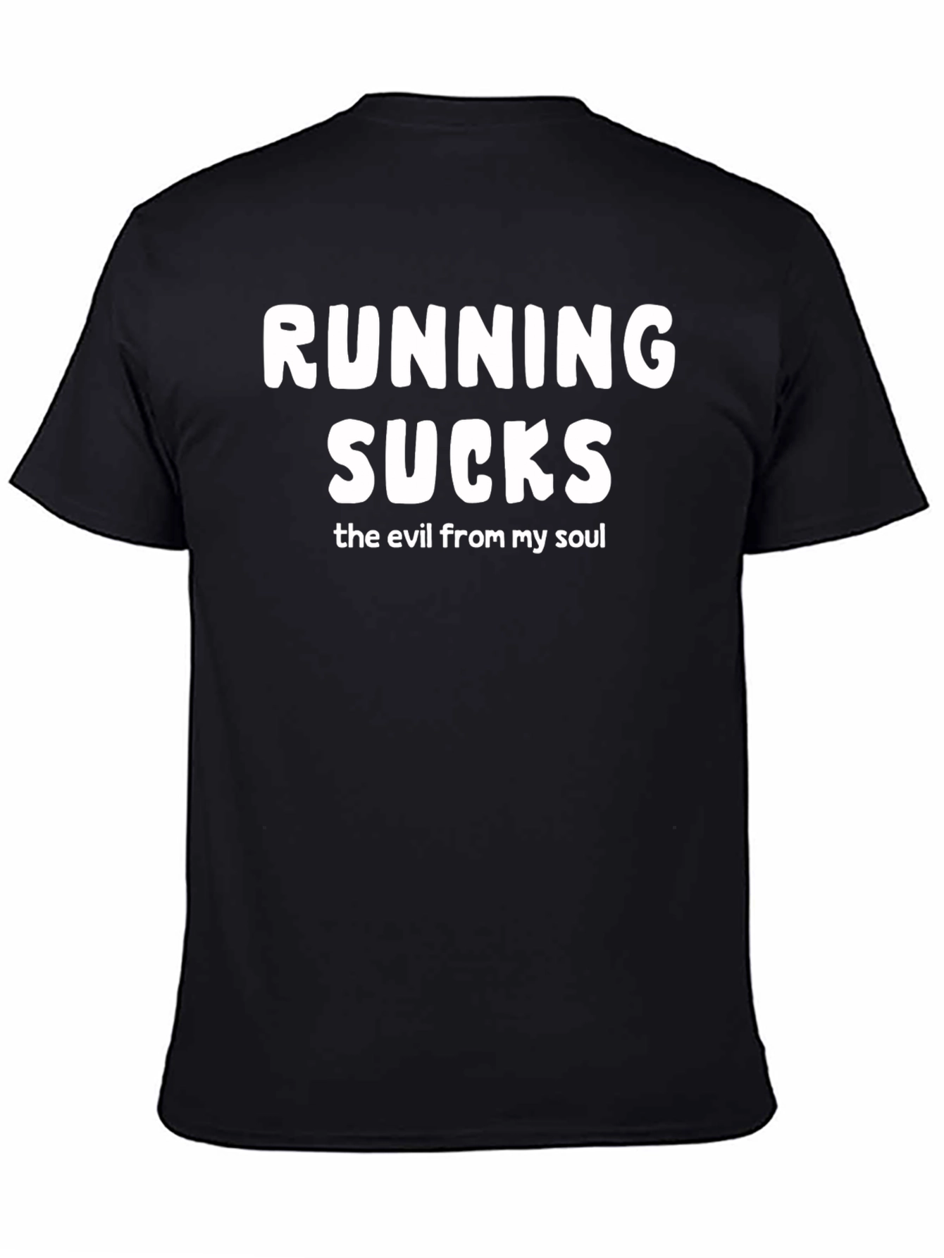 Running Sucks Black T-Shirt