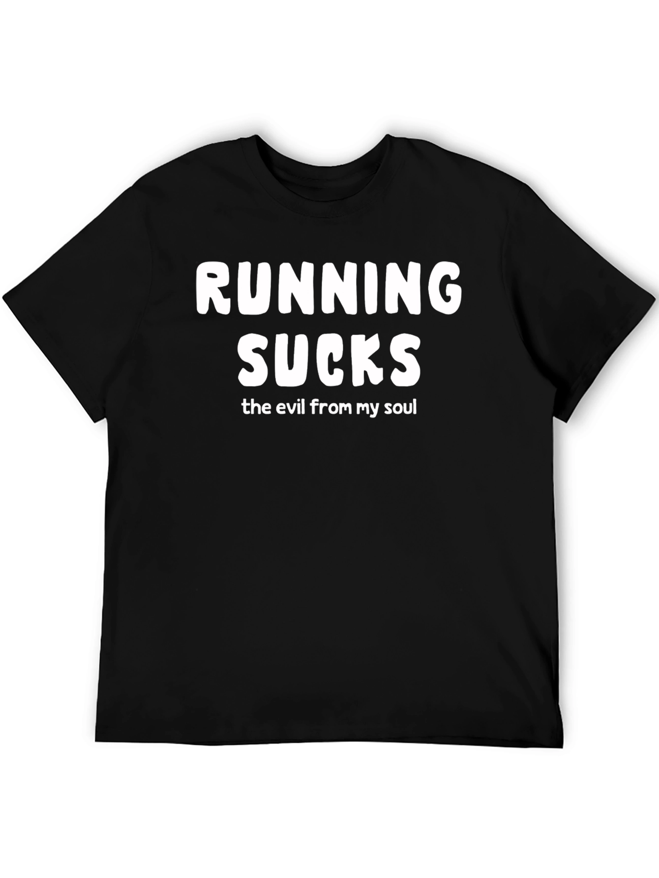 Running Sucks Black T-Shirt