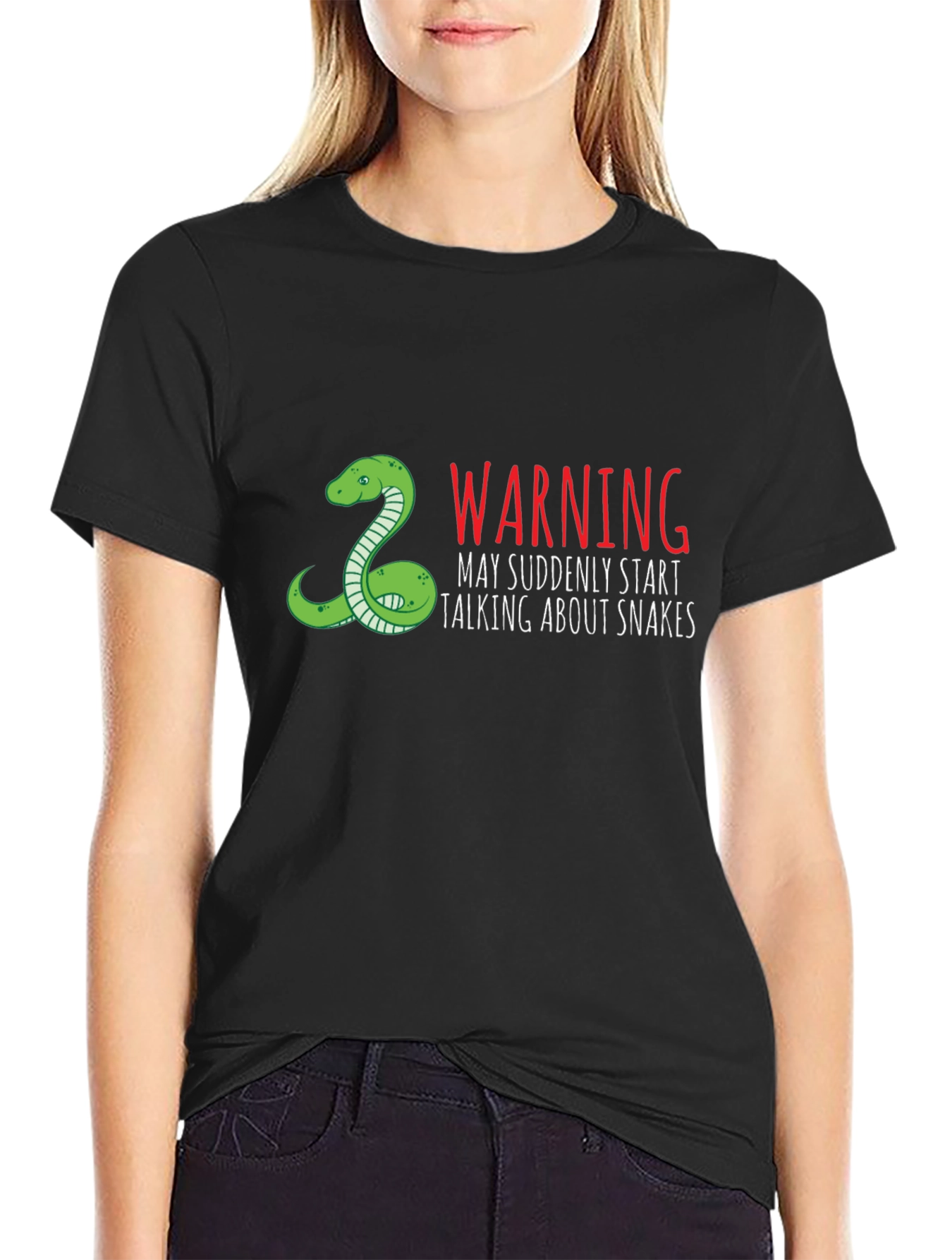 Warning May Suddenly Start Talking About Snakes T-Shirt