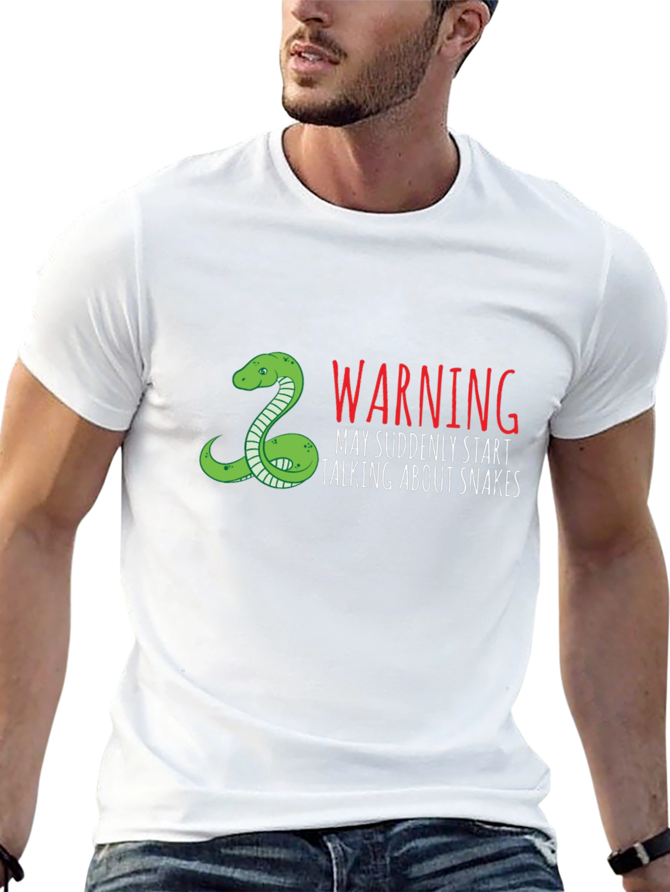 Warning May Suddenly Start Talking About Snakes T-Shirt