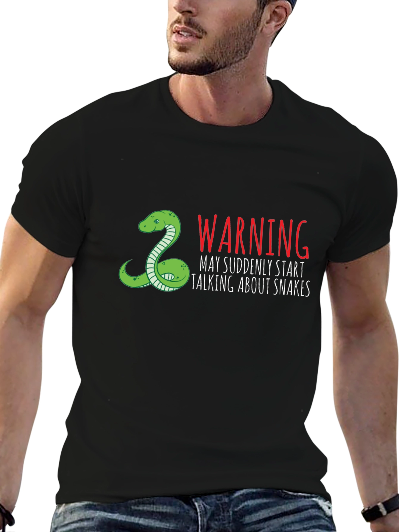 Warning May Suddenly Start Talking About Snakes T-Shirt