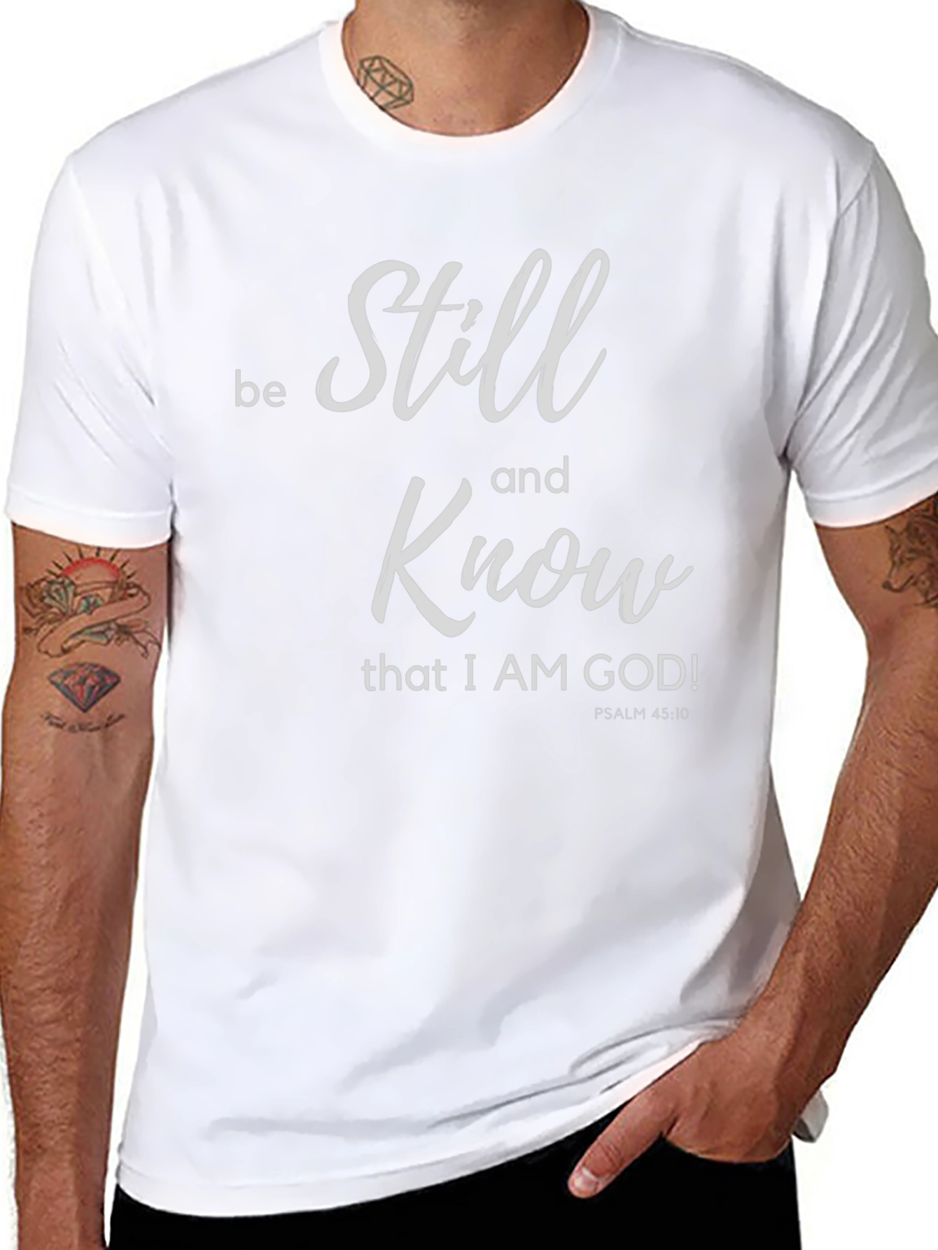 Be Still and Know God T-Shirt Religious Shirt