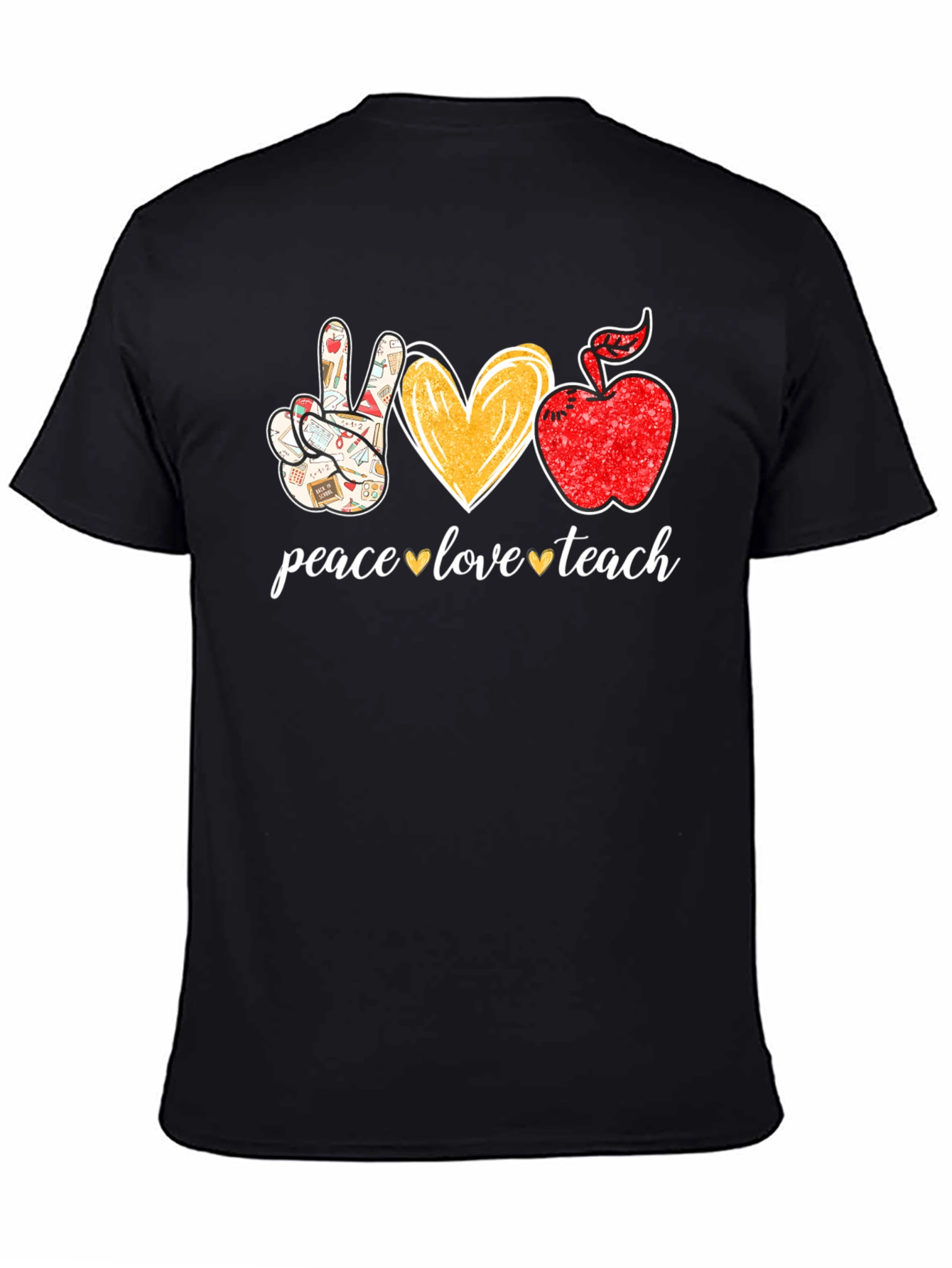Peace Love Teach Graphic Tee
