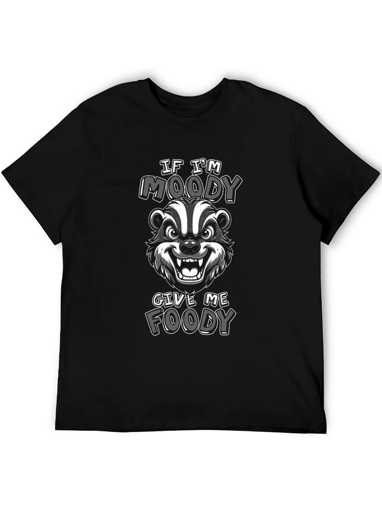 Moody Badger T-Shirt - Funny Graphic Tee