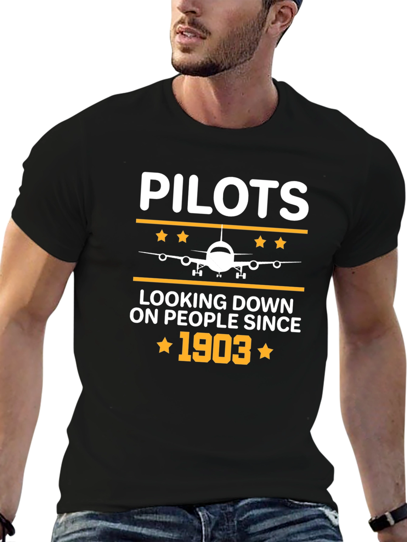 Pilots Looking Down Since 1903 Tee