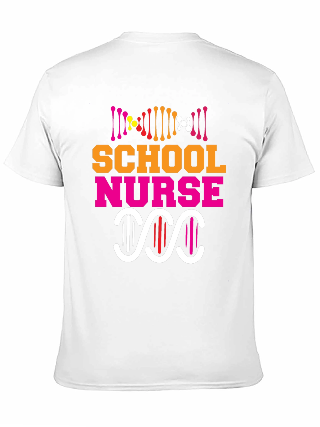School Nurse DNA Graphic Tee - Black