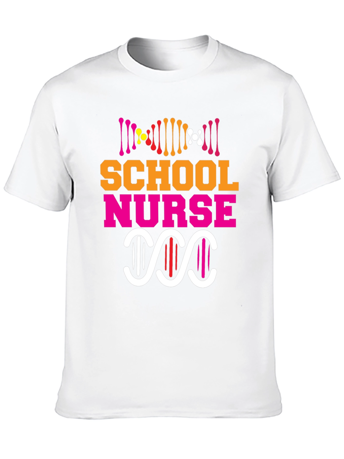 School Nurse DNA Graphic Tee - Black