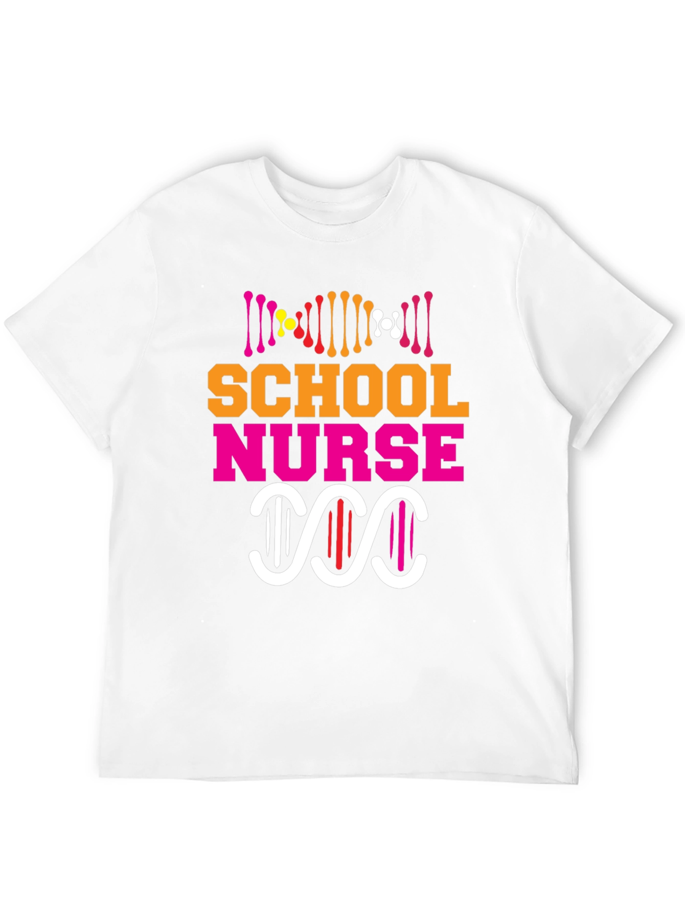 School Nurse DNA Graphic Tee - Black