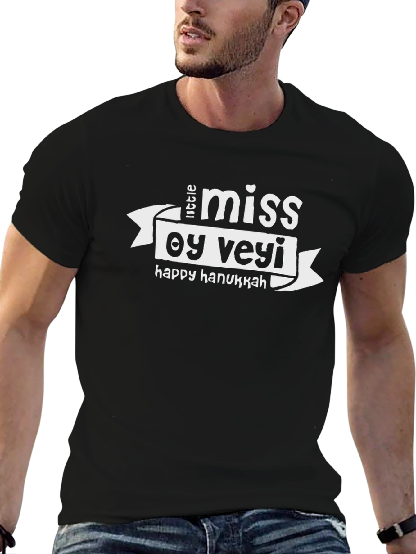 Little Miss Oy Vey T-Shirt - Happy Hanukkah Tee