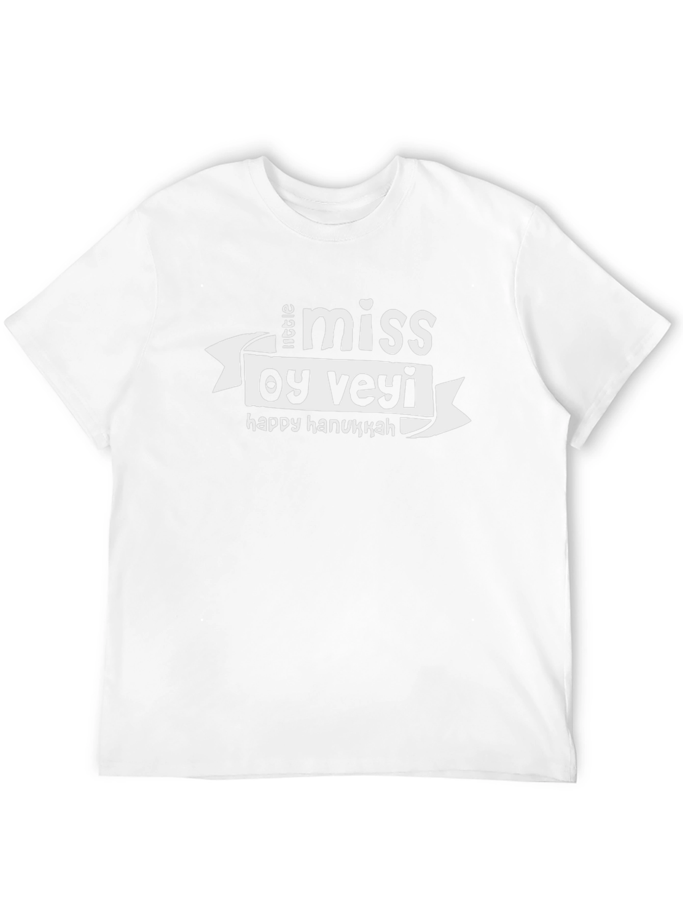 Little Miss Oy Vey T-Shirt - Happy Hanukkah Tee
