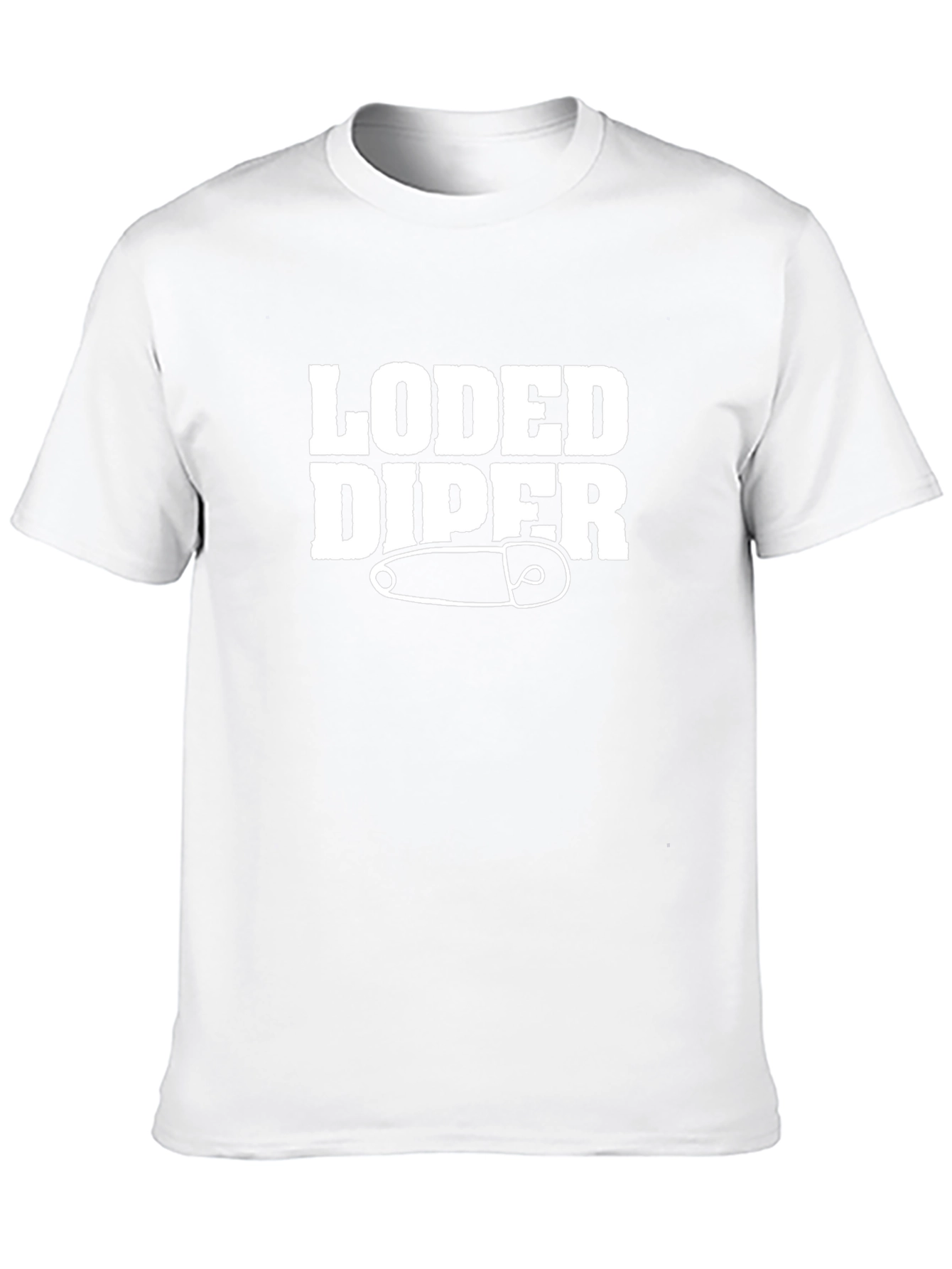 Loded Diper Black Graphic T-Shirt