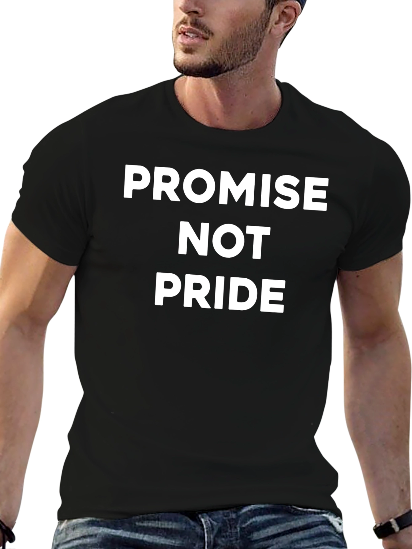 Promise Not Pride Black T-Shirt