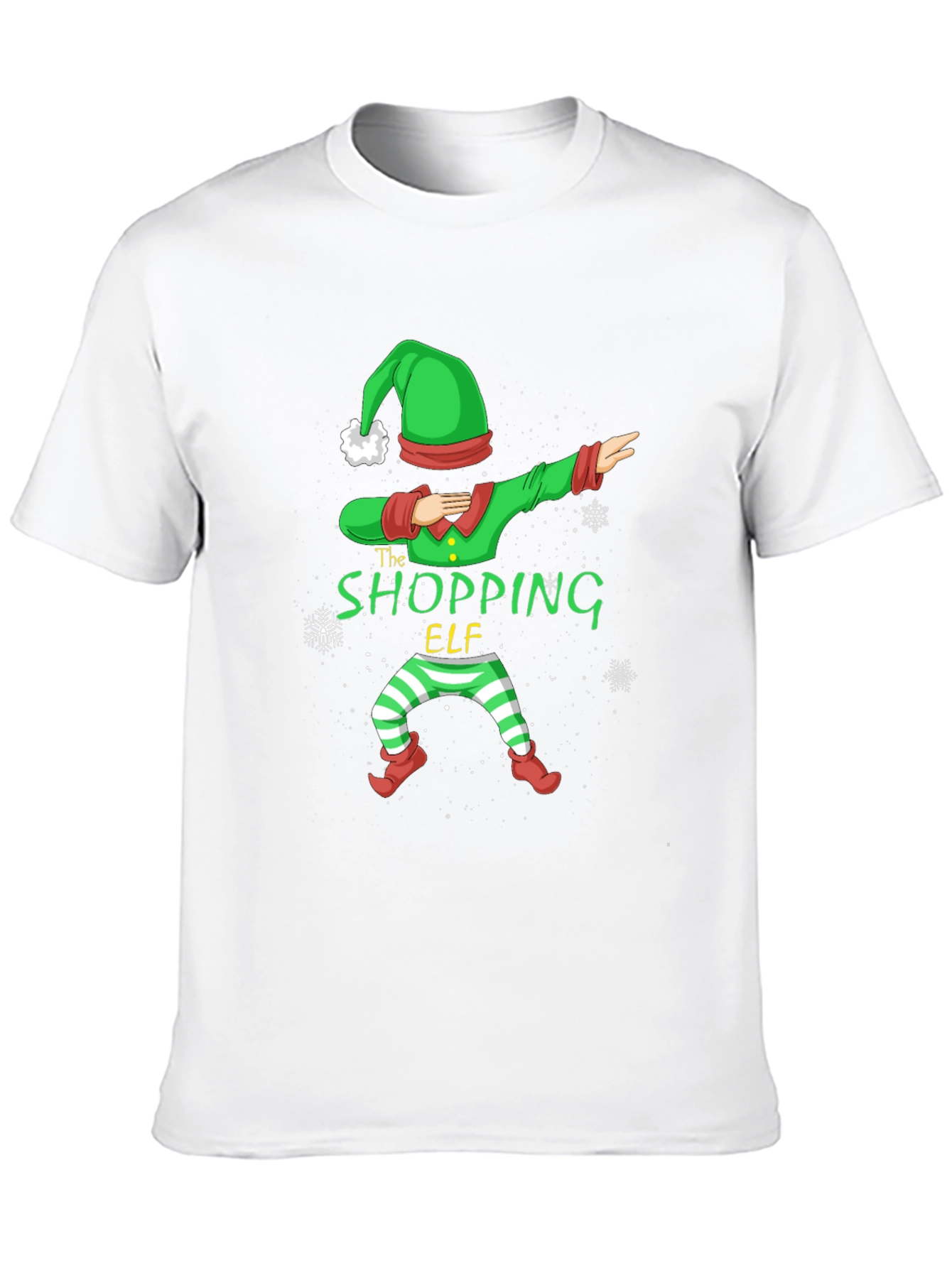 Shopping Elf Dabbing Christmas T-Shirt