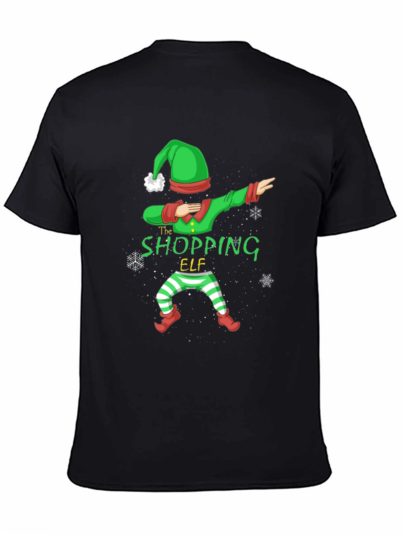Shopping Elf Dabbing Christmas T-Shirt
