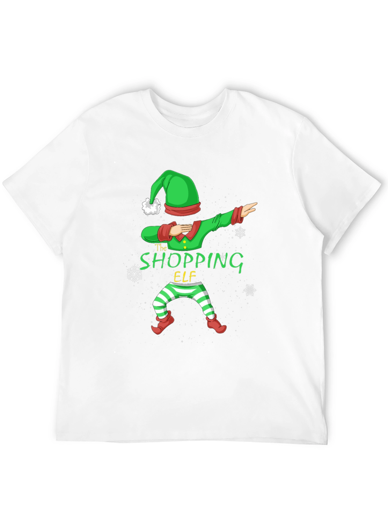 Shopping Elf Dabbing Christmas T-Shirt