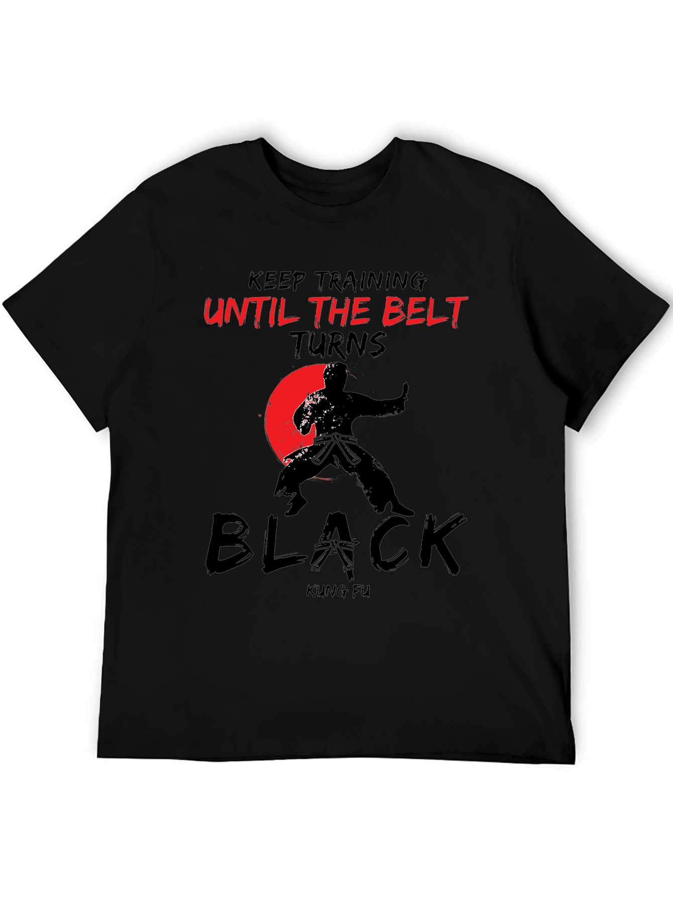 Kung Fu Black Belt Training T-Shirt