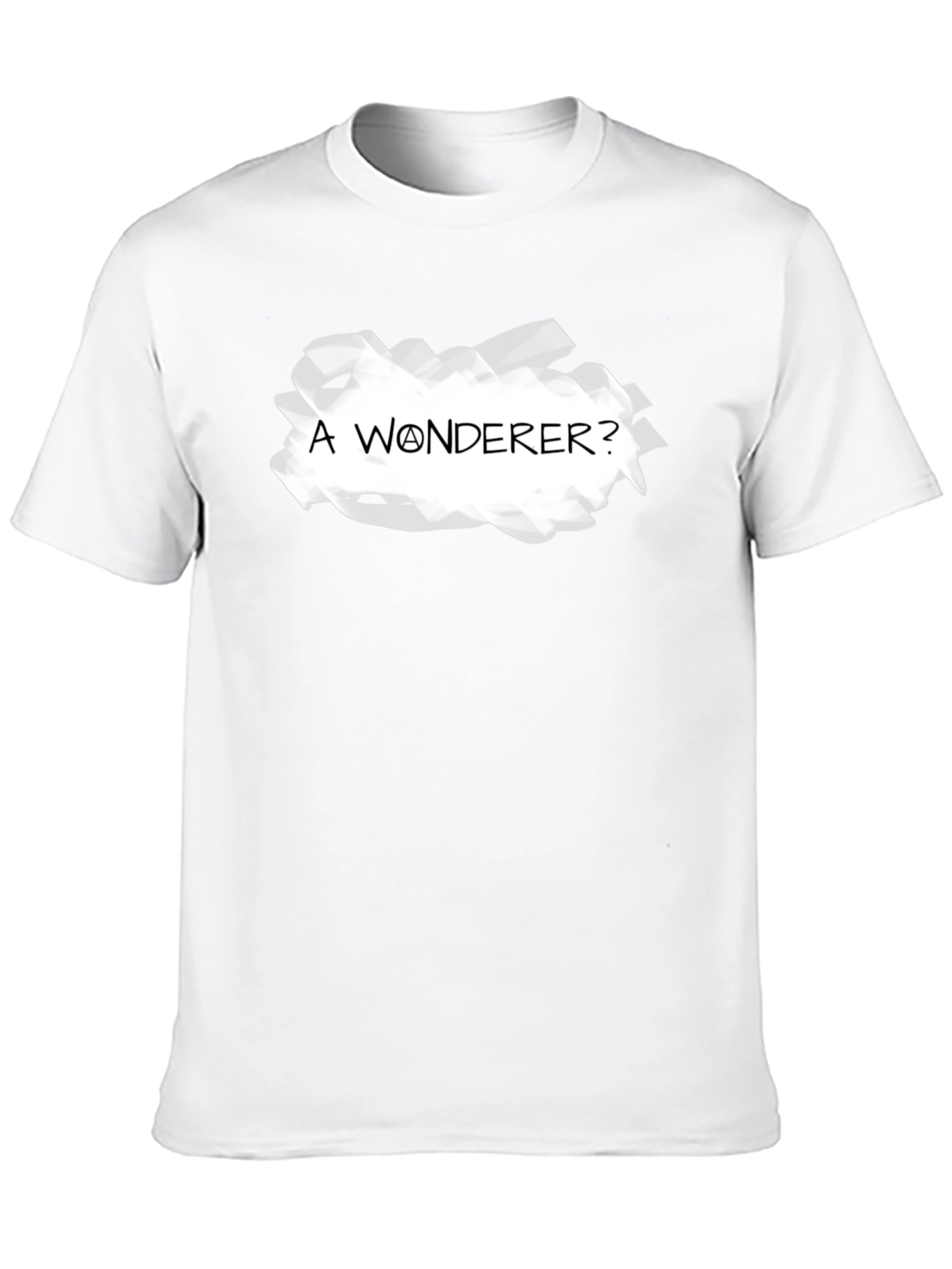 A Wonderer? Graphic Tee - Mens Black T-Shirt