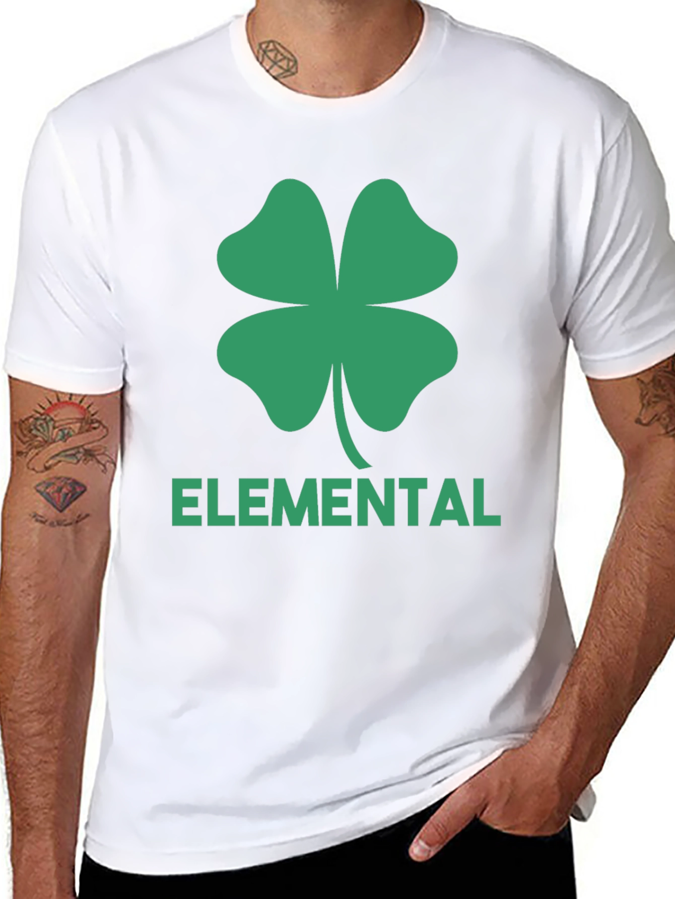 Elemental Clover Tee - Lucky St. Patricks Day Shirt