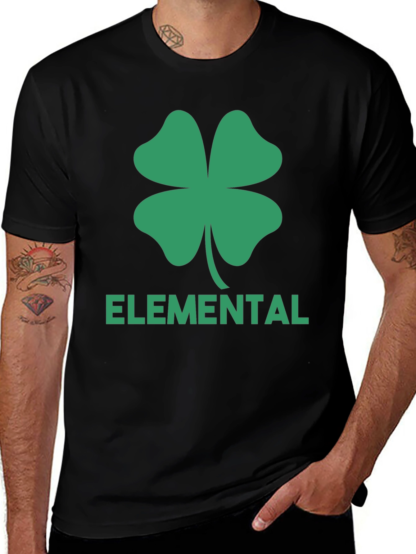 Elemental Clover Tee - Lucky St. Patricks Day Shirt