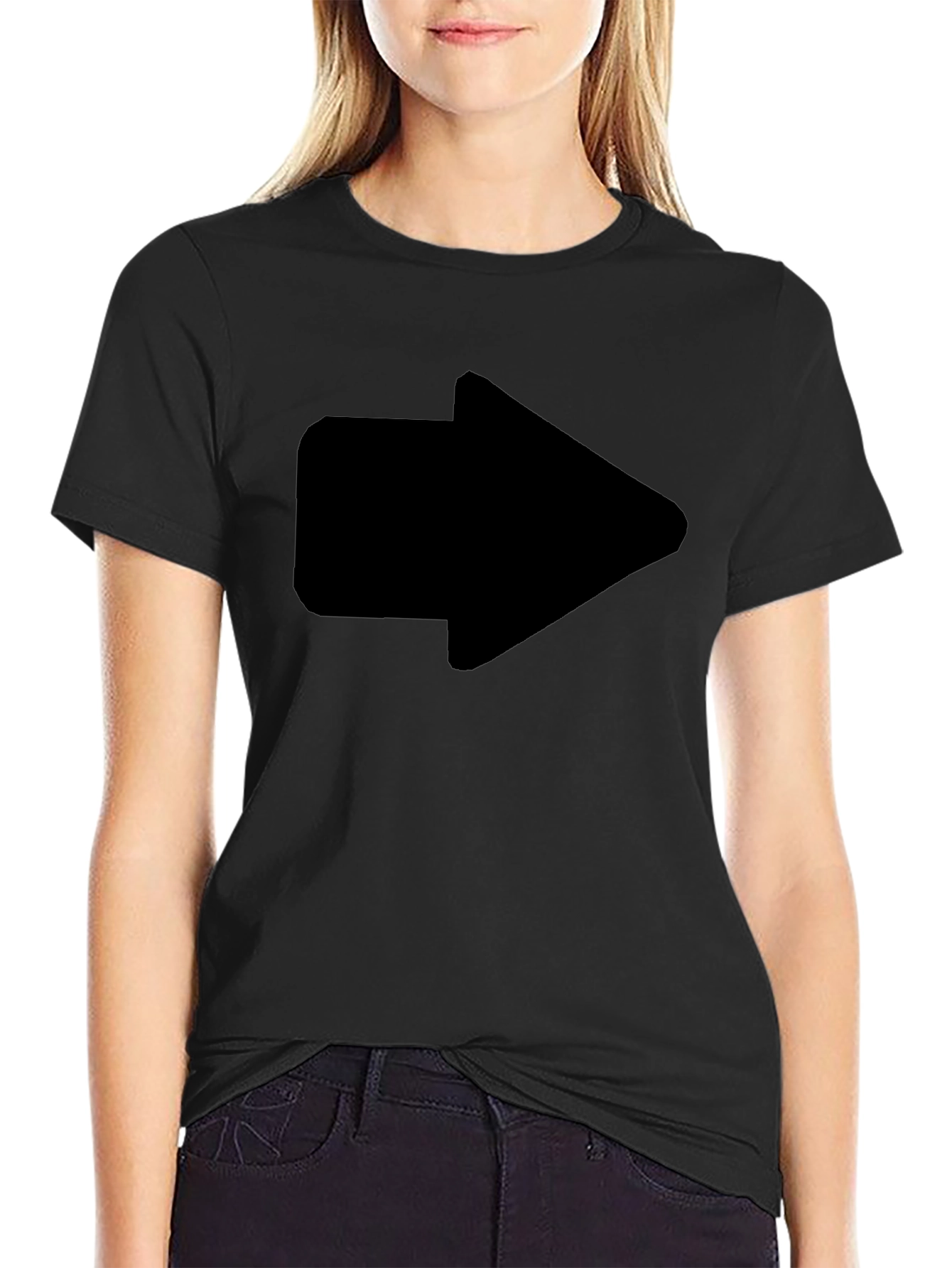 Arrow Graphic Black T-Shirt - Mens Fashion