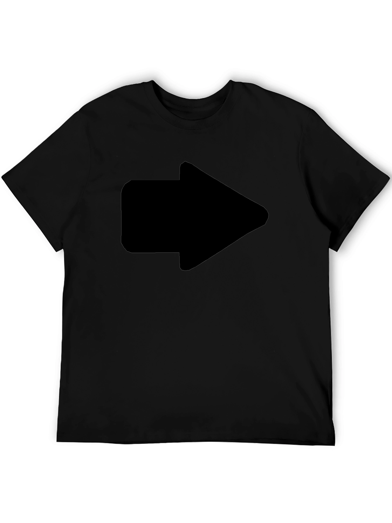 Arrow Graphic Black T-Shirt - Mens Fashion