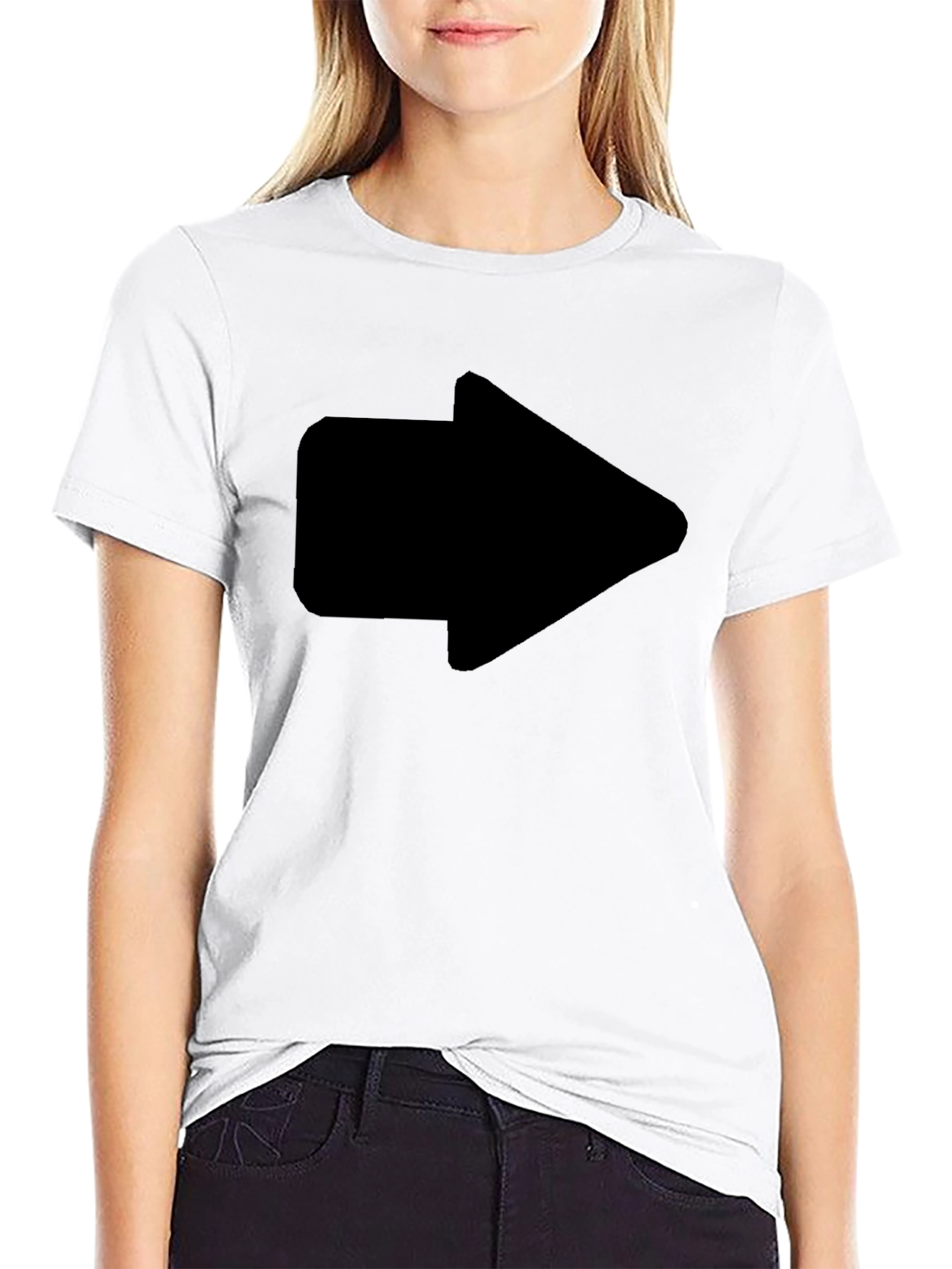 Arrow Graphic Black T-Shirt - Mens Fashion