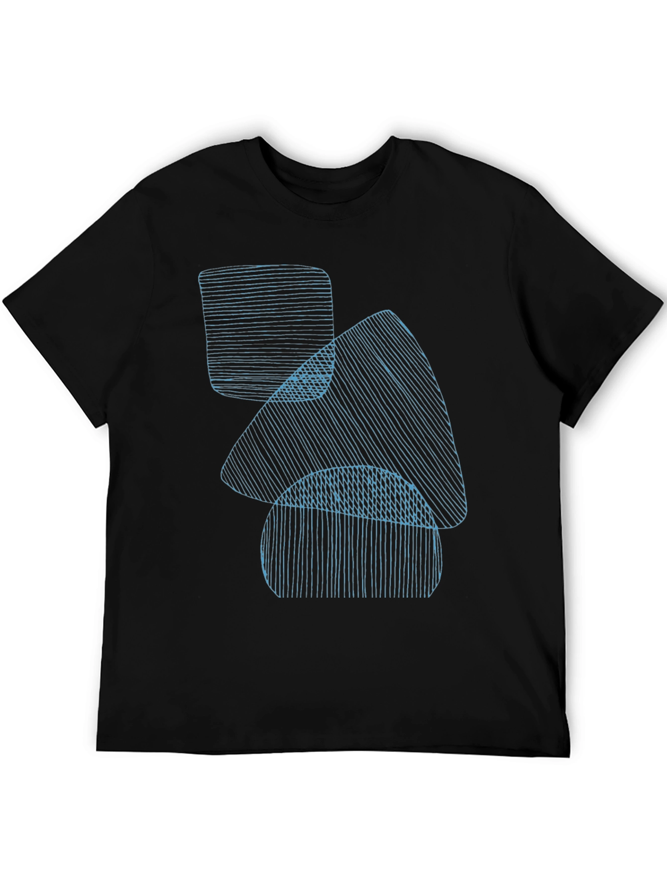 Abstract Line Art T-Shirt - Modern Graphic Tee