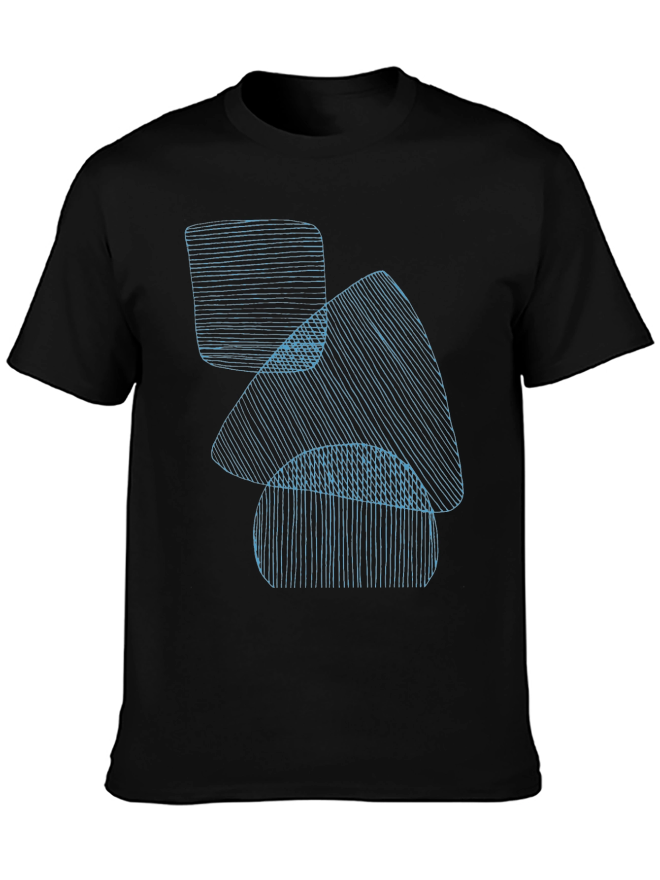 Abstract Line Art T-Shirt - Modern Graphic Tee
