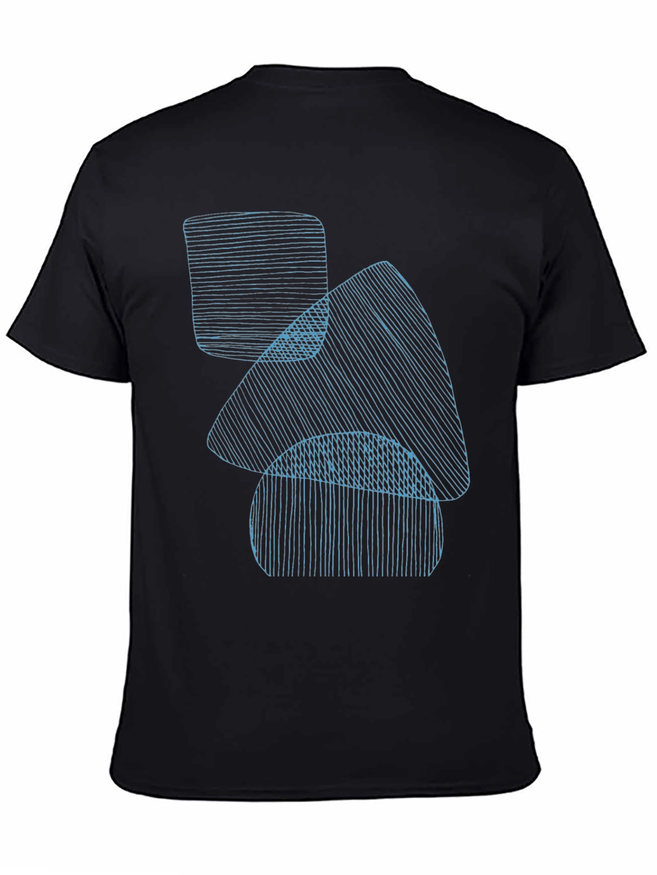 Abstract Line Art T-Shirt - Modern Graphic Tee