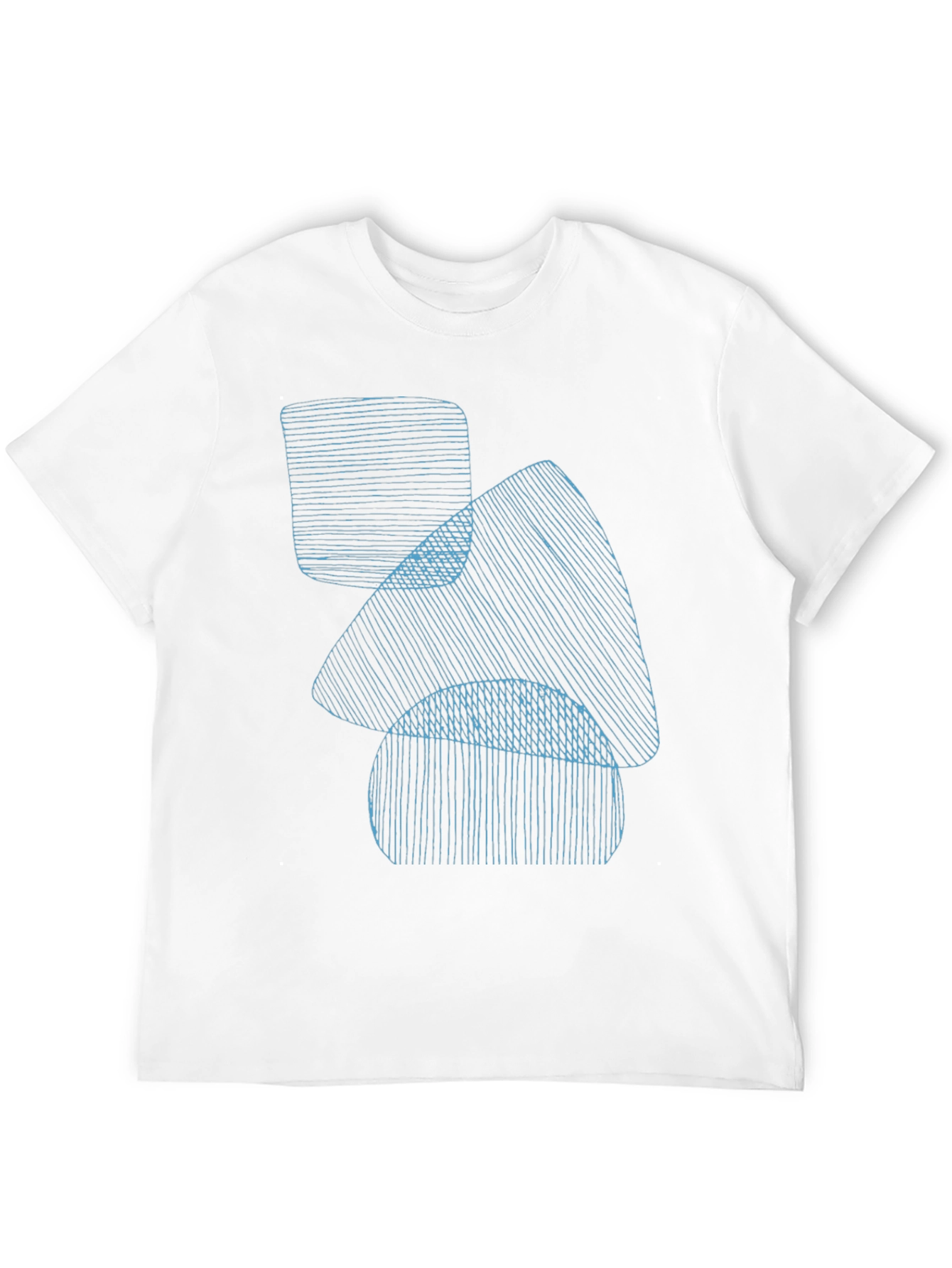 Abstract Line Art T-Shirt - Modern Graphic Tee