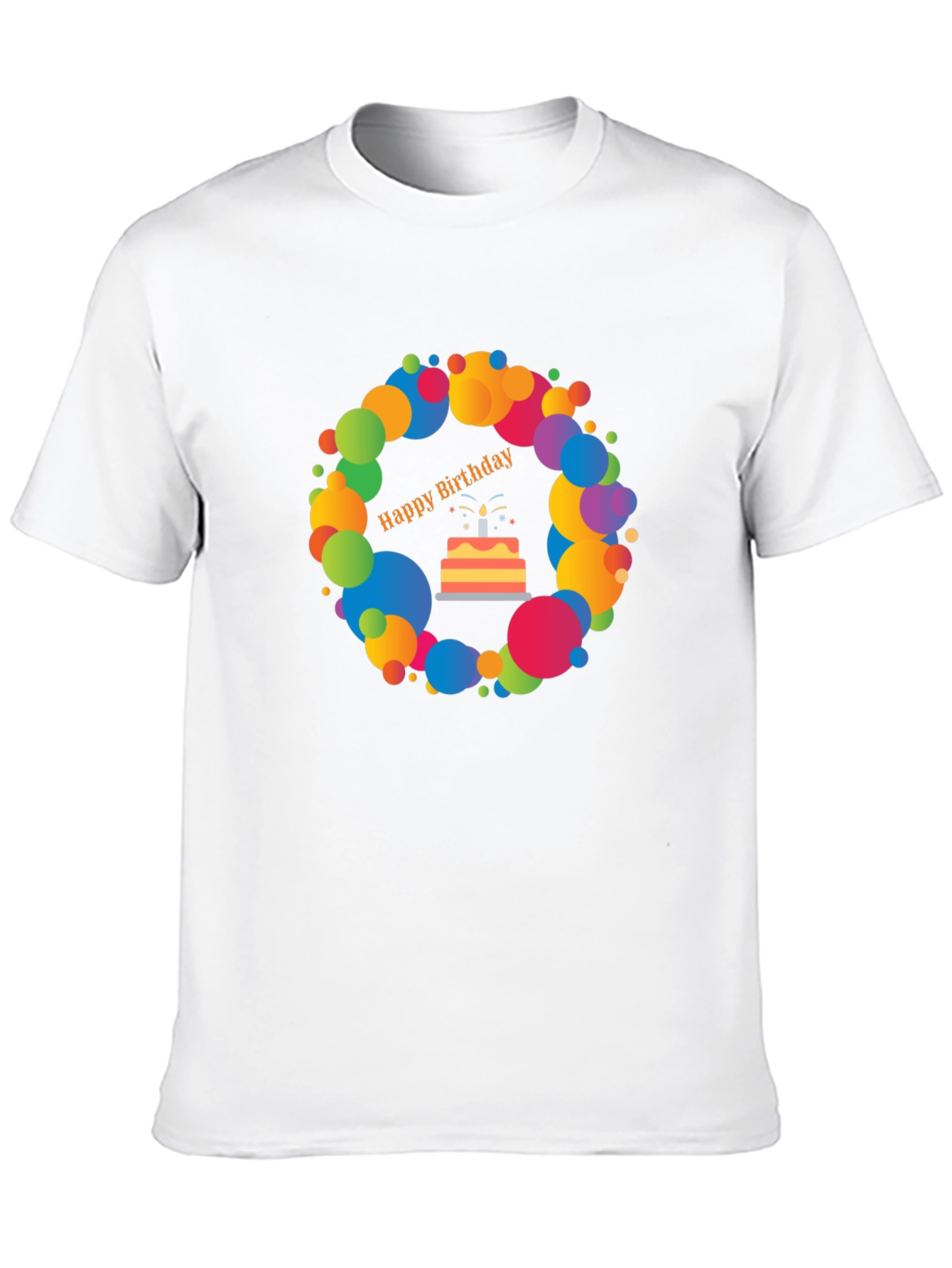 Birthday Cake Graphic Tee - Festive & Fun!