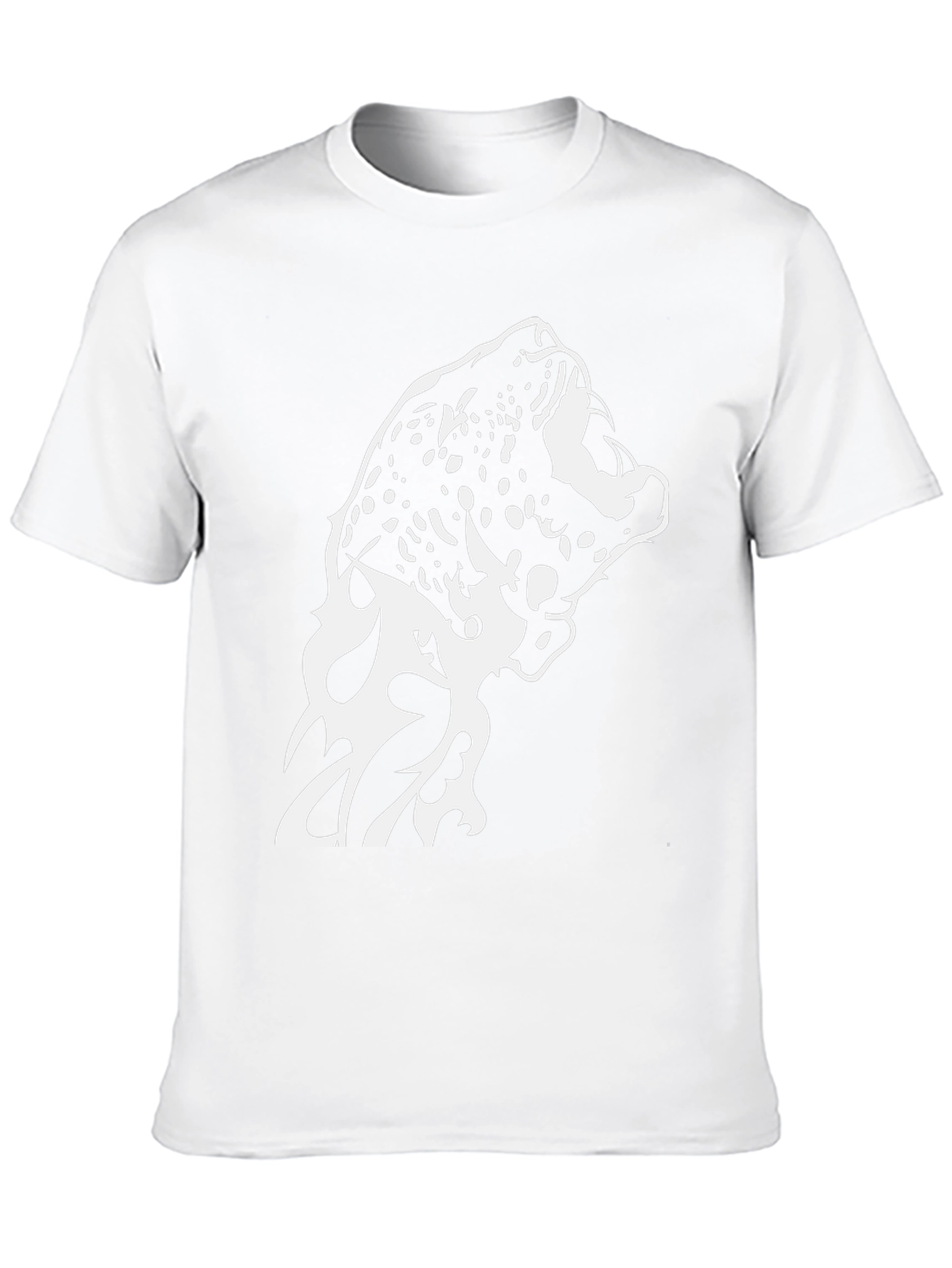 Jaguar Graphic Print Black T-Shirt
