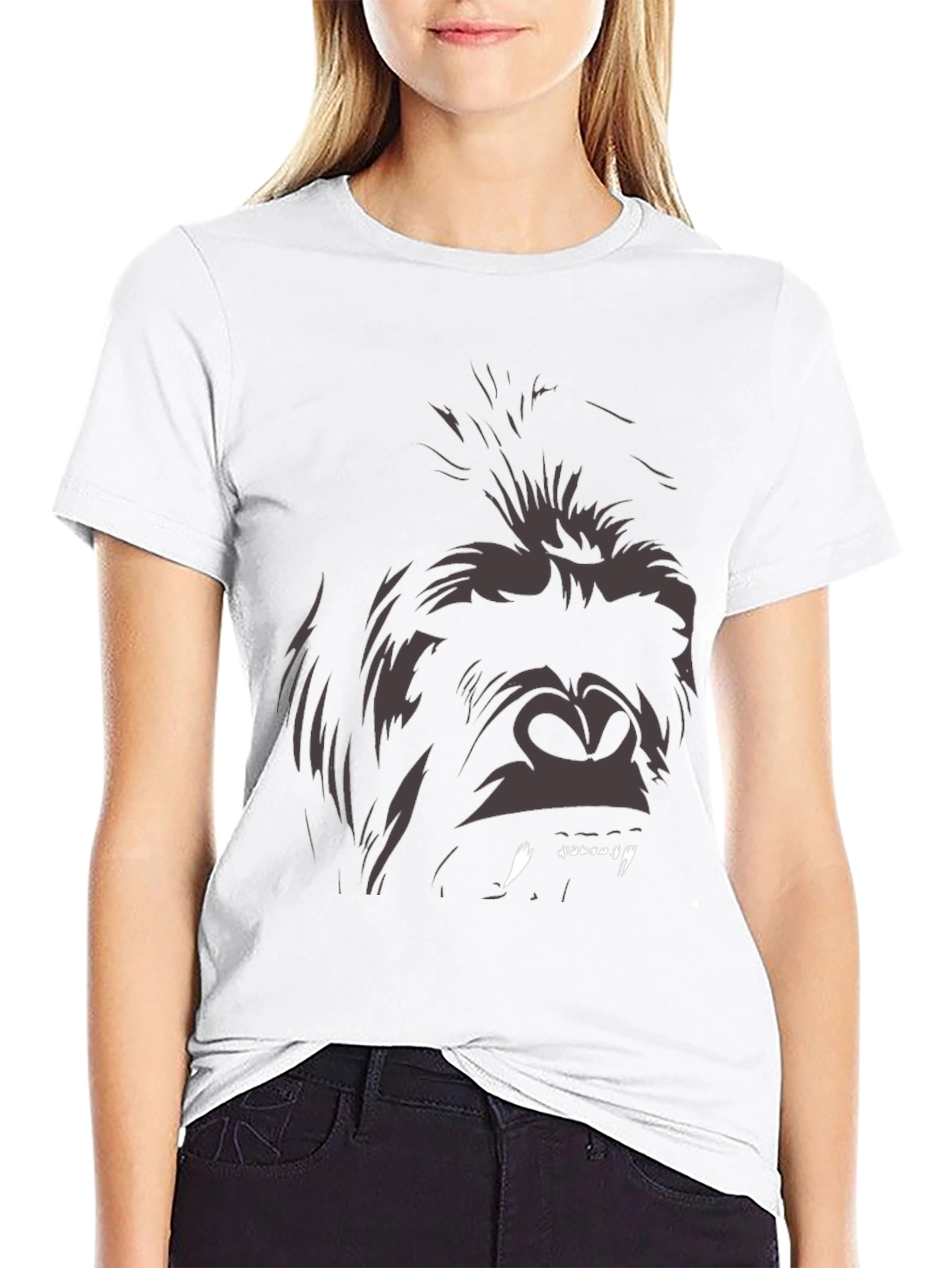 Graphic Gorilla Tee - Mens Black T-Shirt