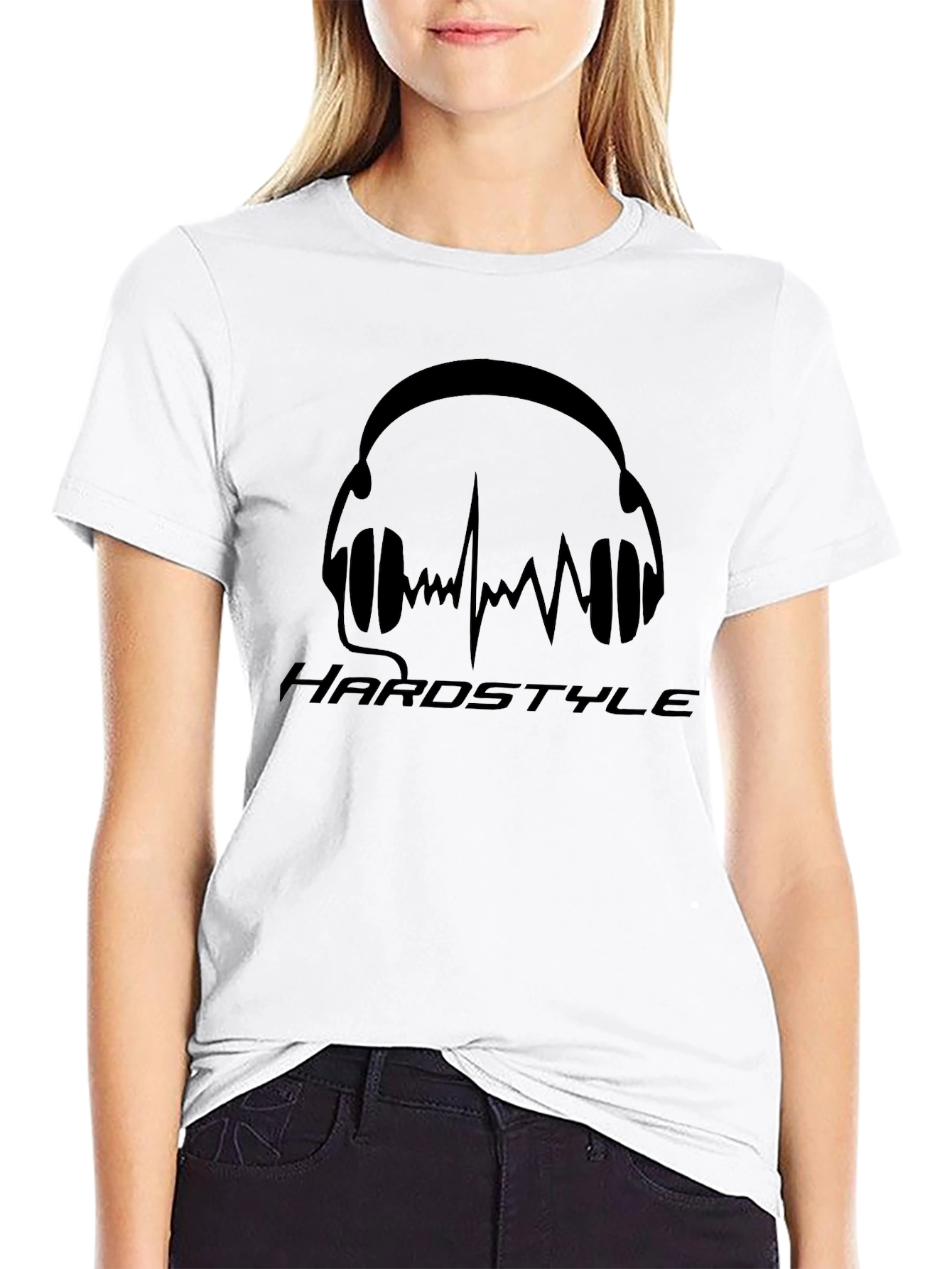 Hardstyle Headphones Graphic Tee - Black