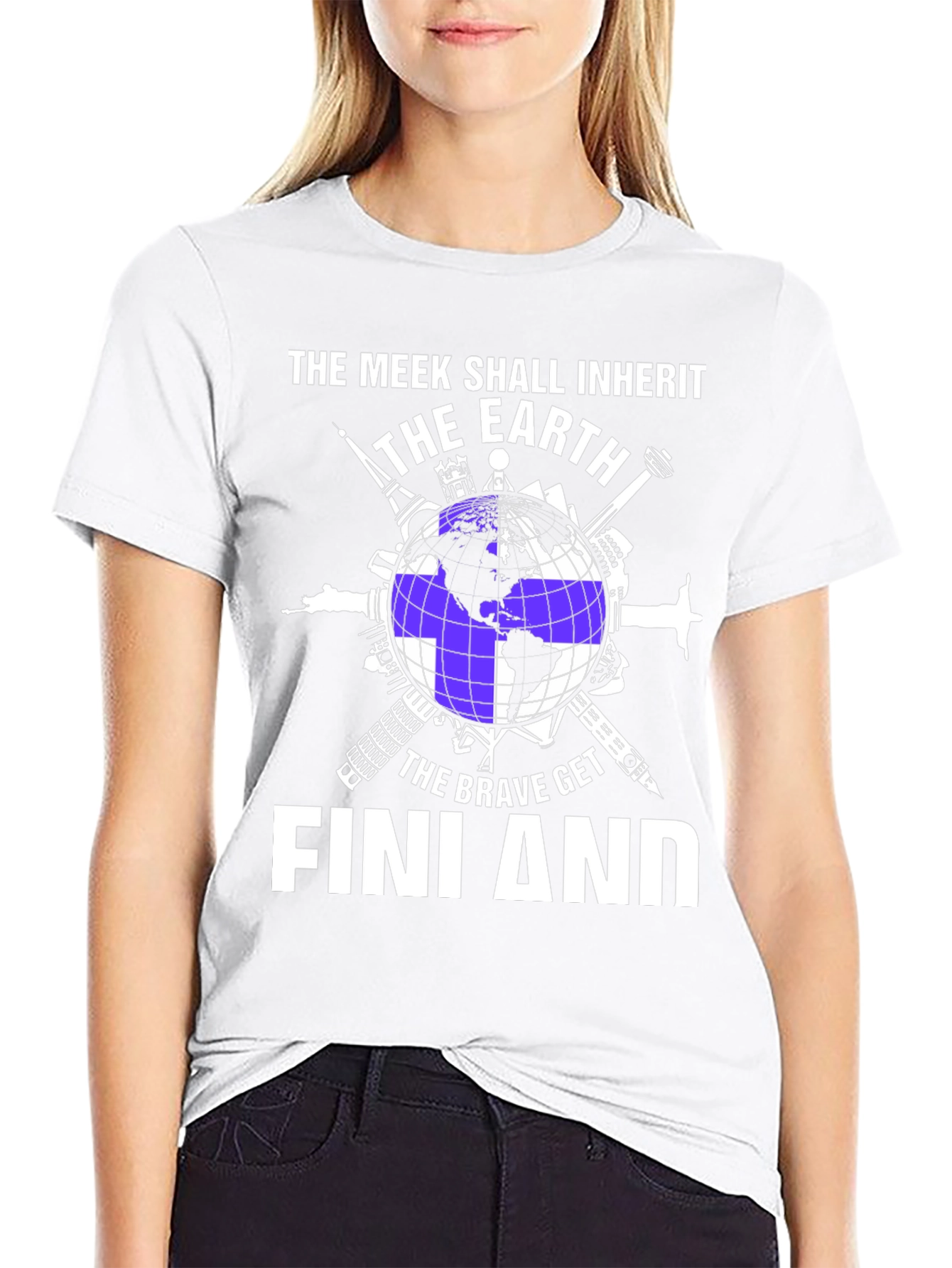 The Meek Shall Inherit Earth Finland T-Shirt