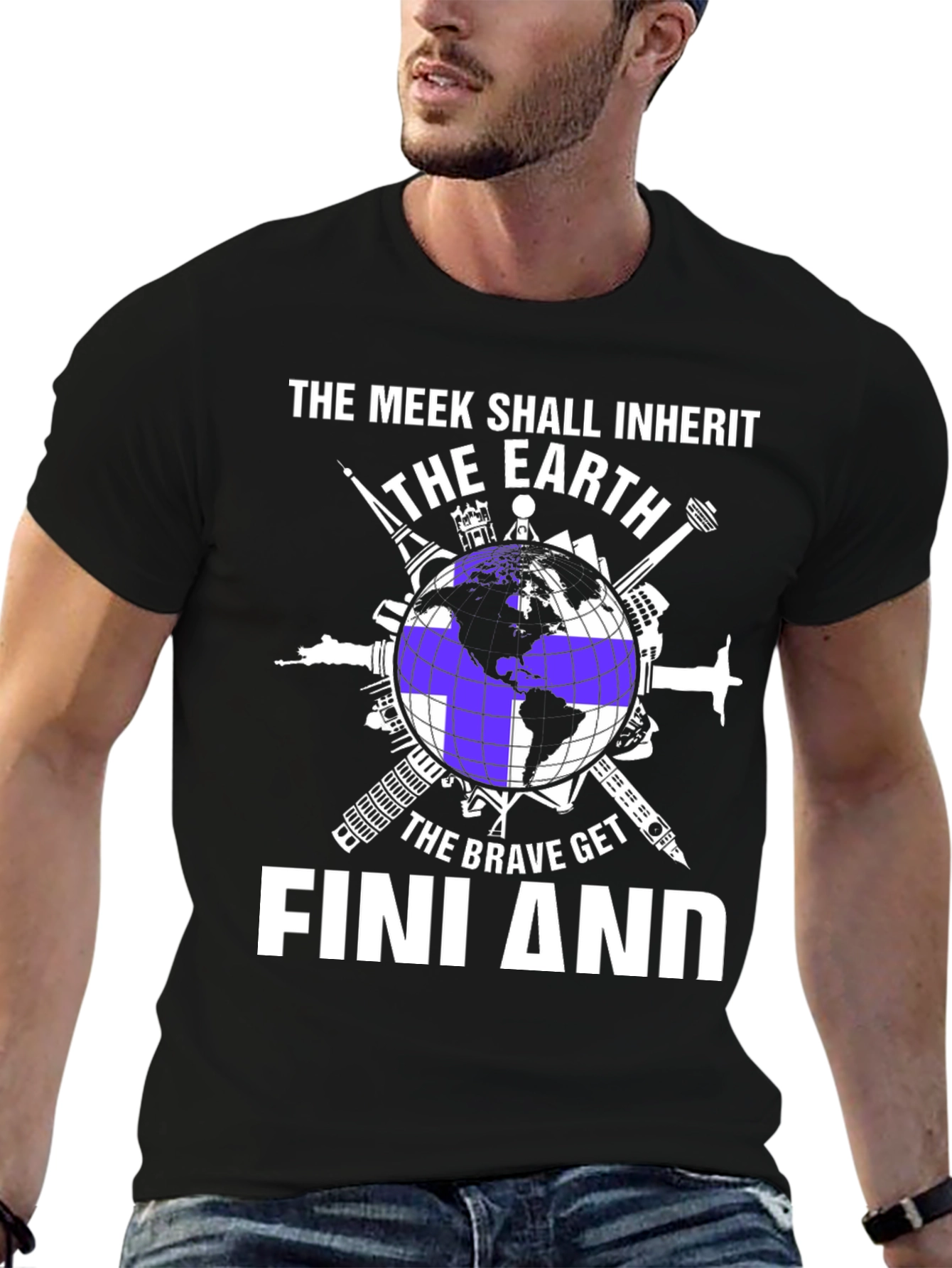 The Meek Shall Inherit Earth Finland T-Shirt