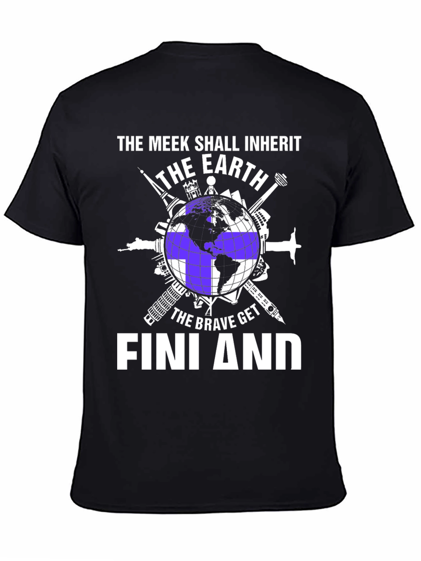 The Meek Shall Inherit Earth Finland T-Shirt