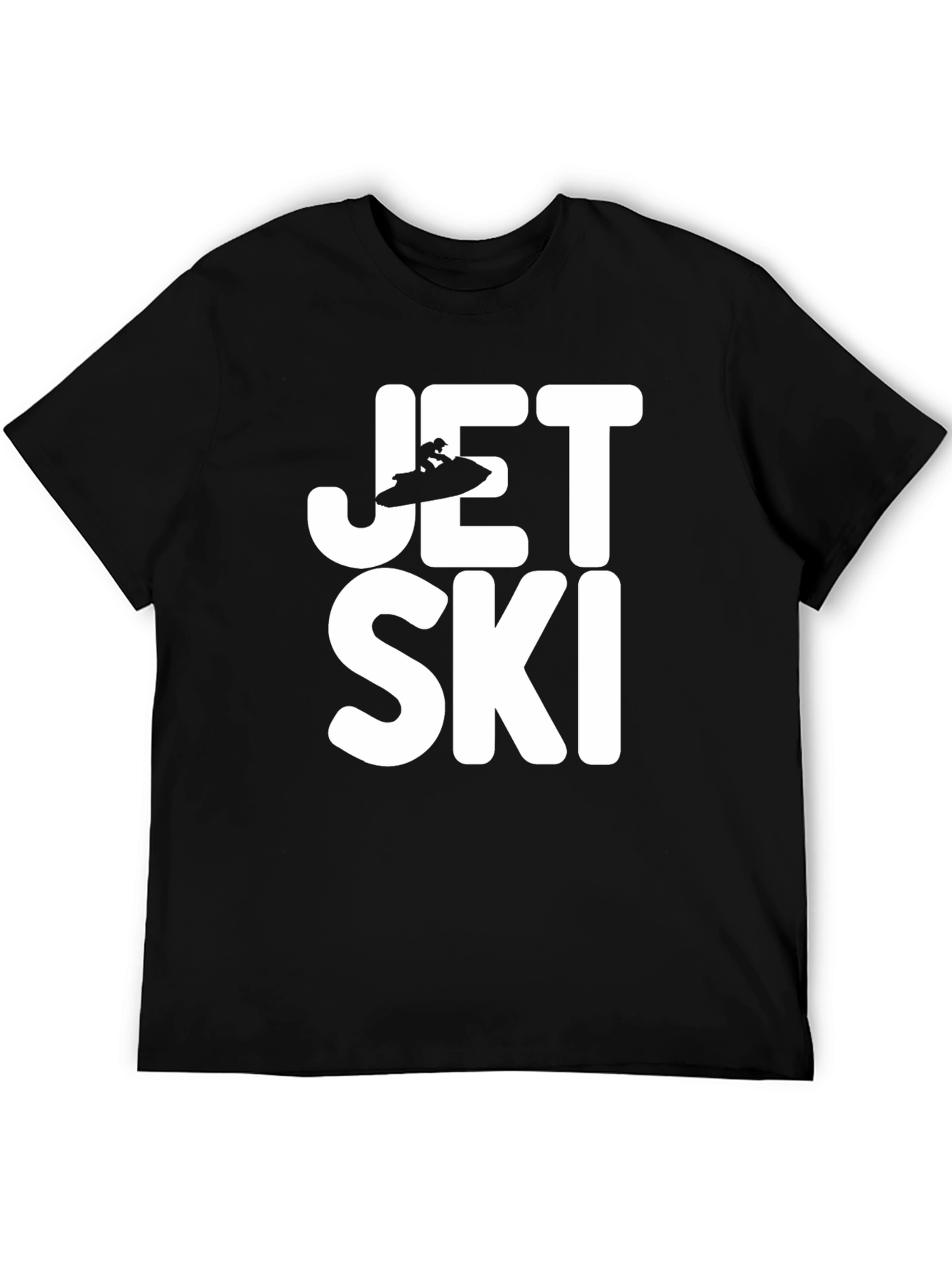 Jet Ski Black Graphic T-Shirt