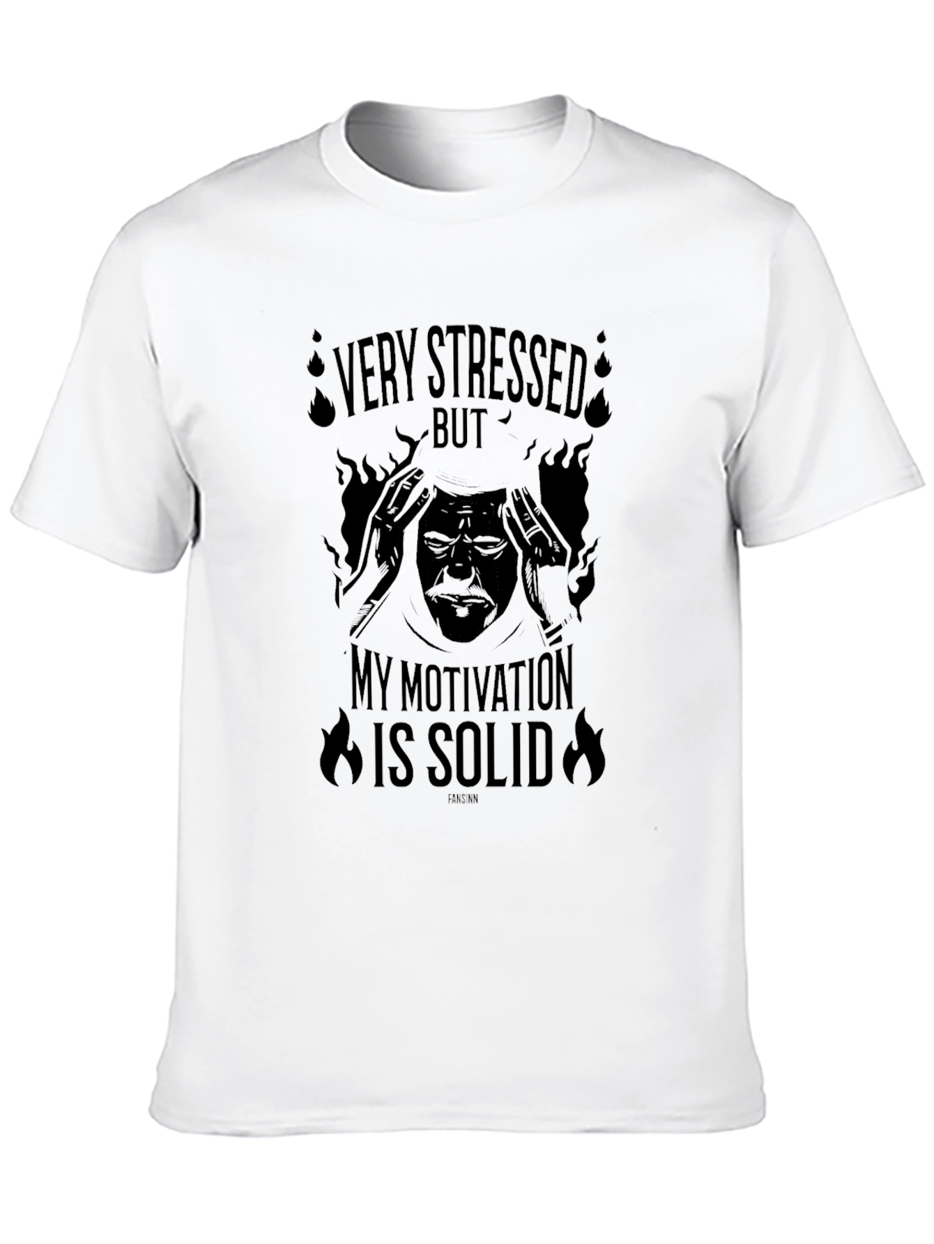 Stressed But Solid Motivation Graphic T-Shirt