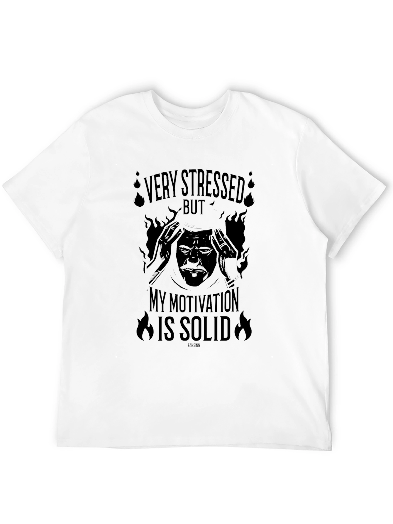 Stressed But Solid Motivation Graphic T-Shirt