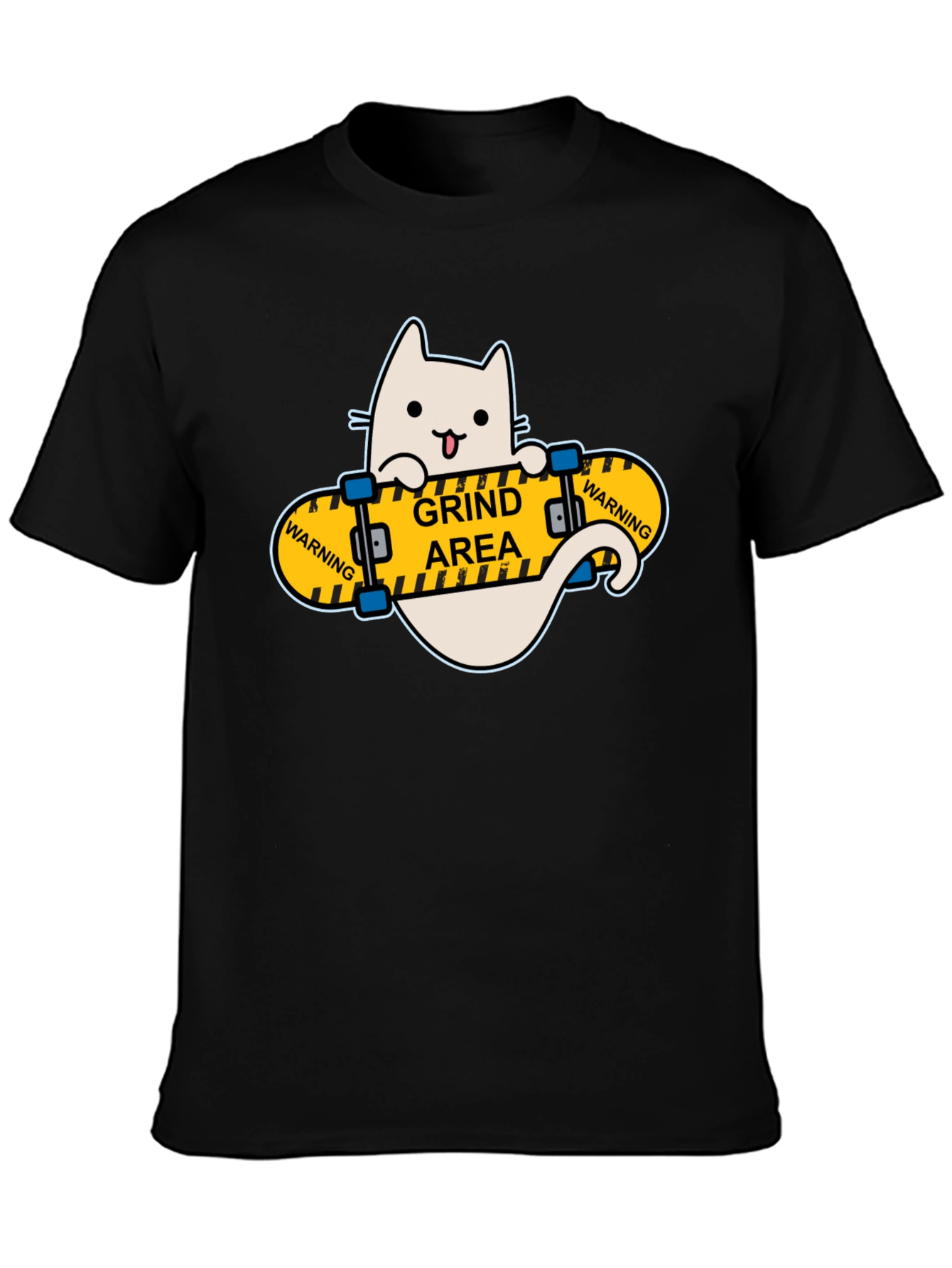Grind Area Cat Skateboard T-Shirt