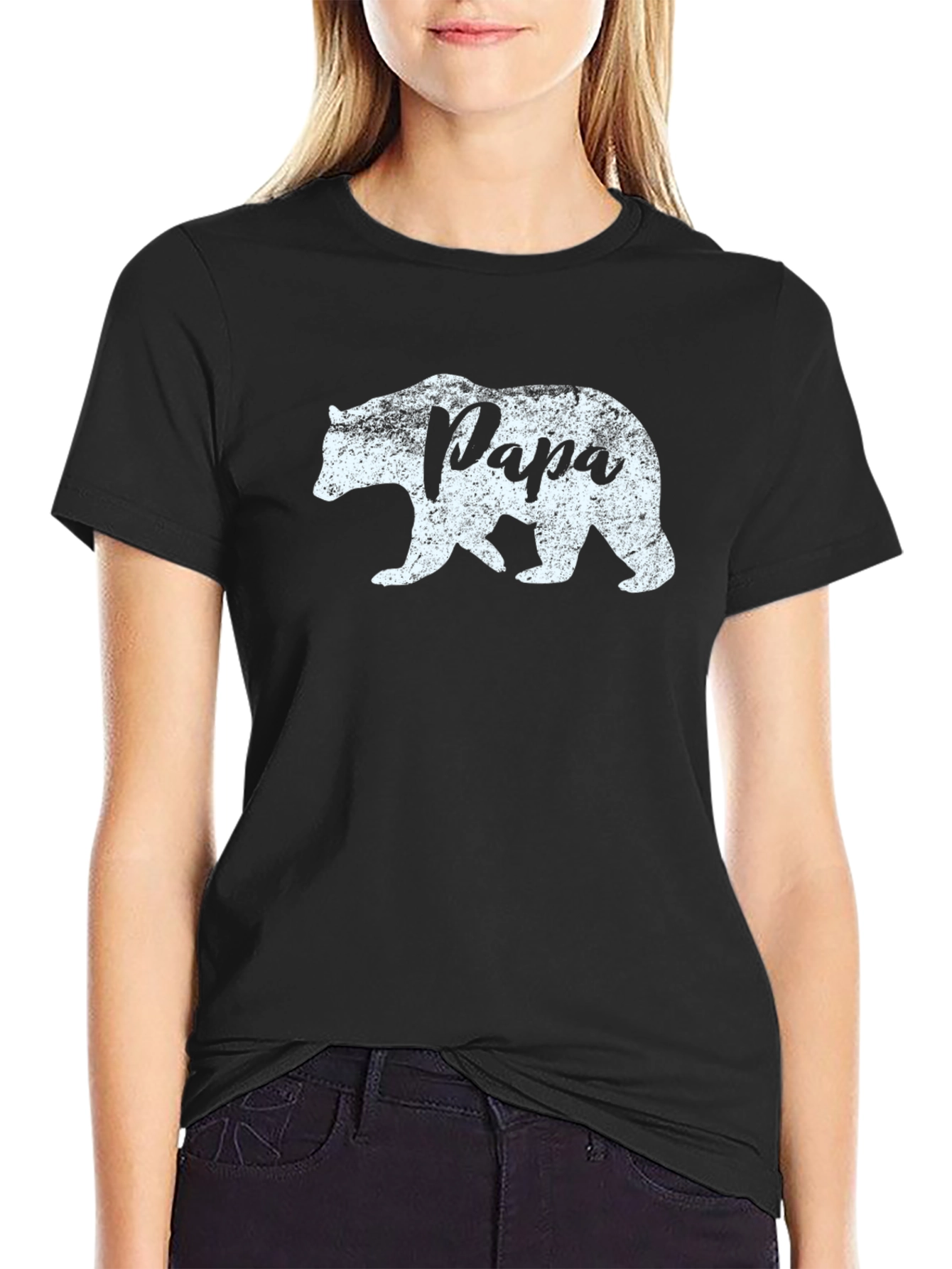 Papa Bear T-Shirt - Mens Black Graphic Tee