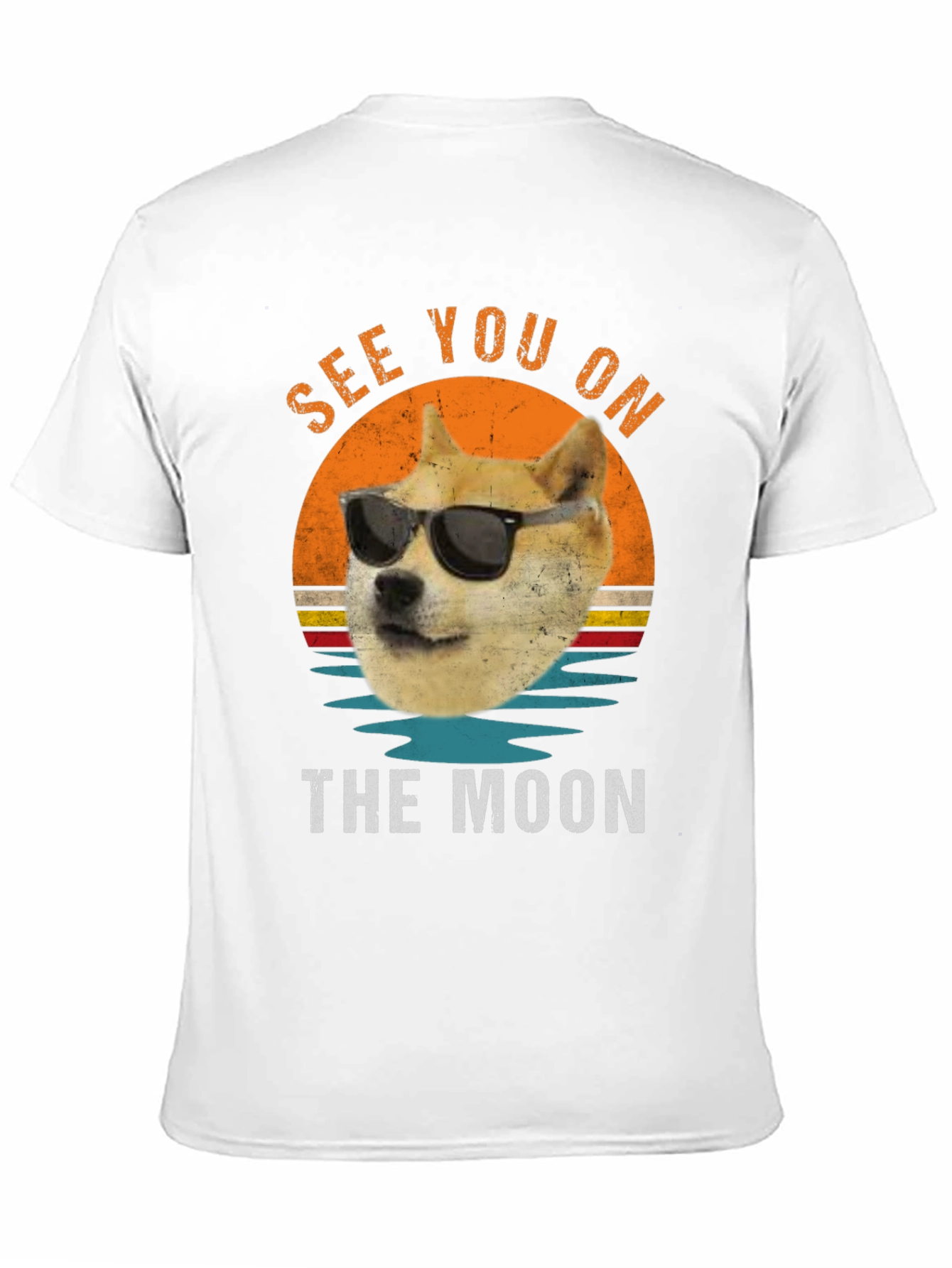 Doge See You On The Moon Graphic T-Shirt