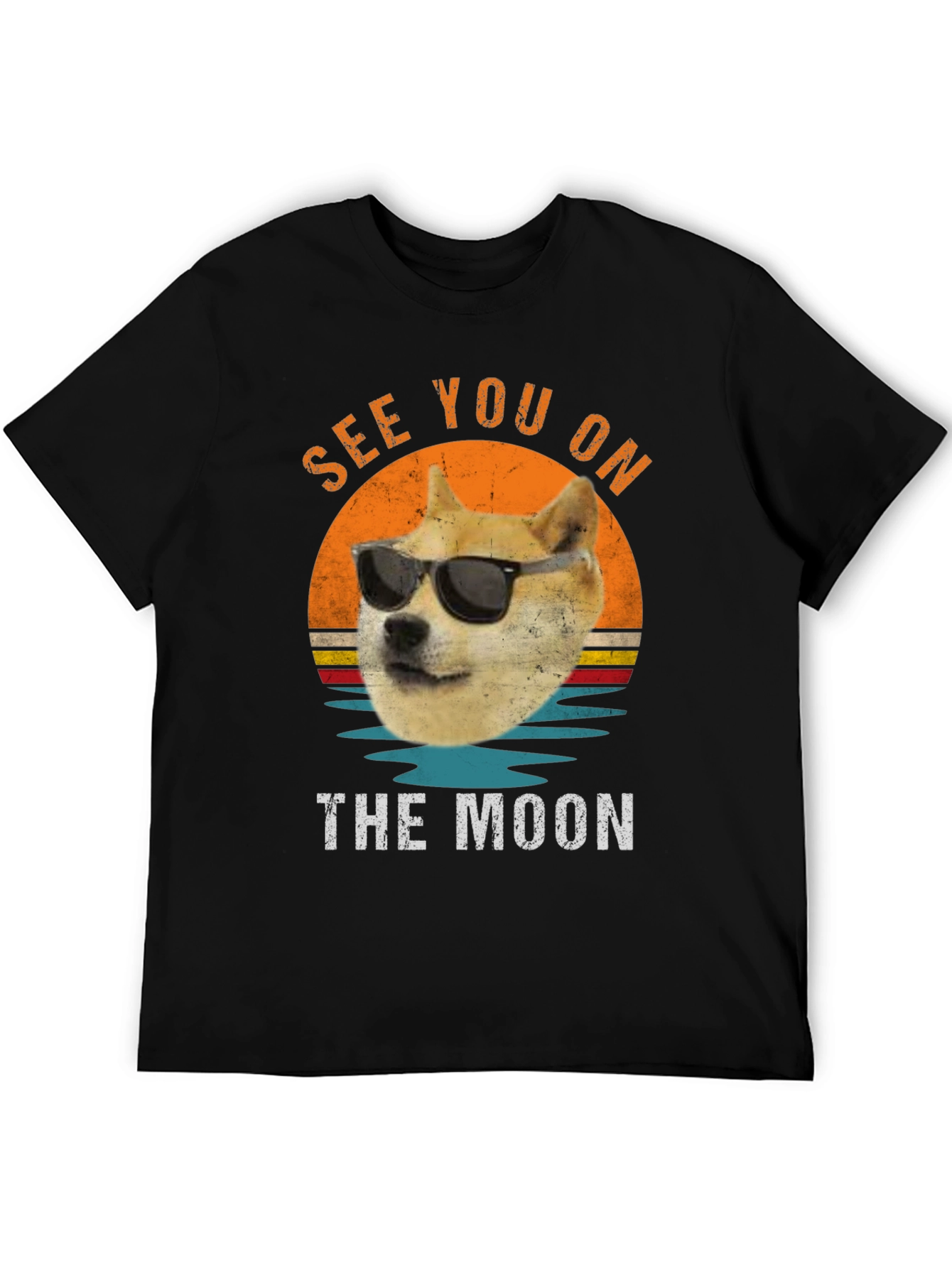 Doge See You On The Moon Graphic T-Shirt